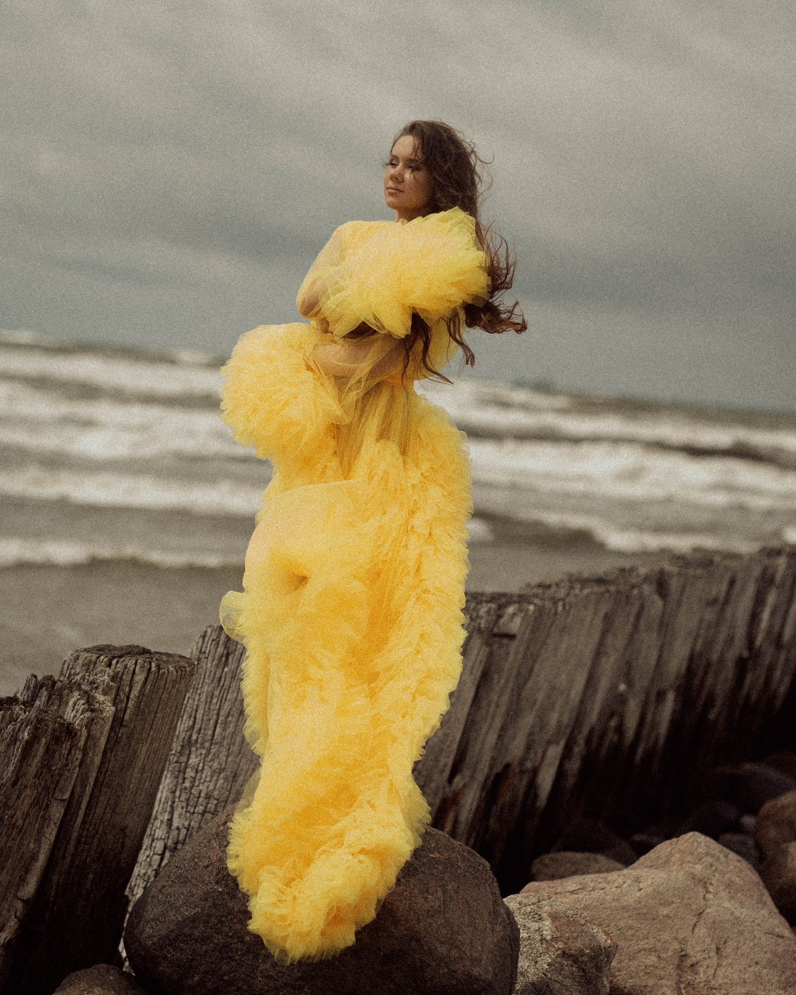 Gabija ir jūra. Fotografija — Olga Bojarin