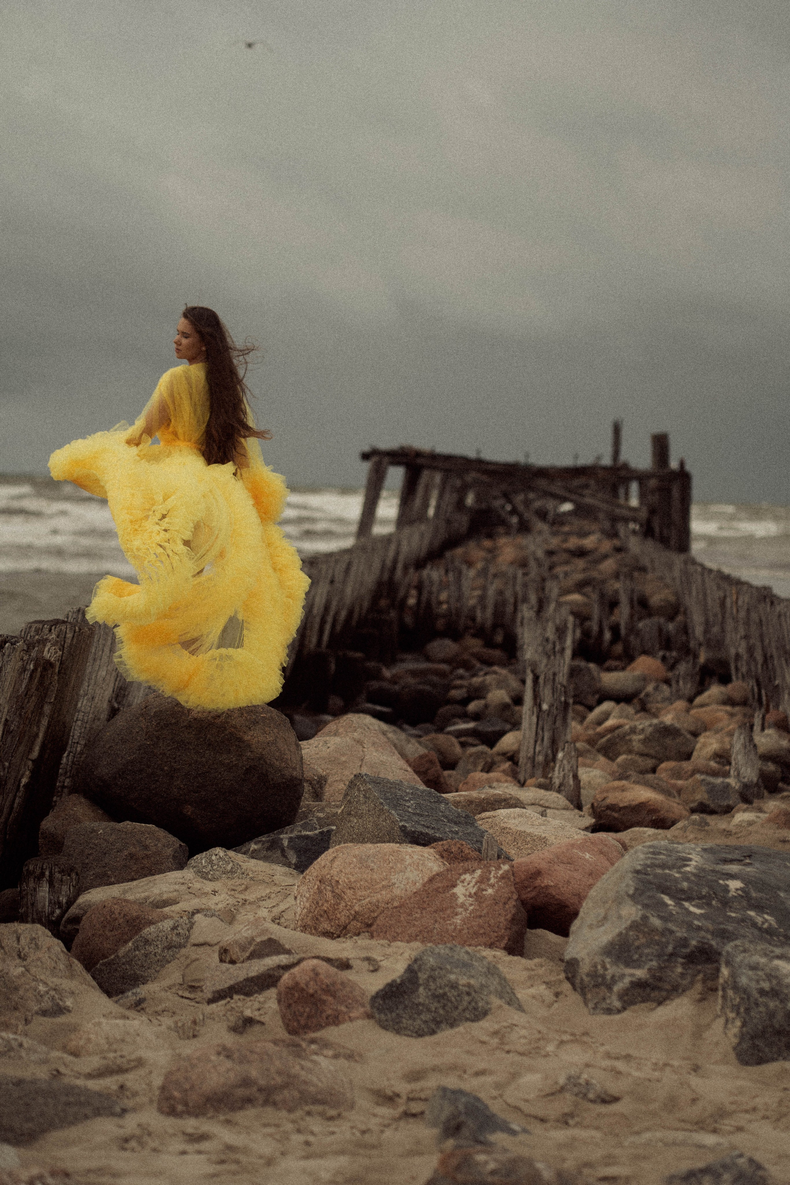 Gabija ir jūra. Fotografija — Olga Bojarin