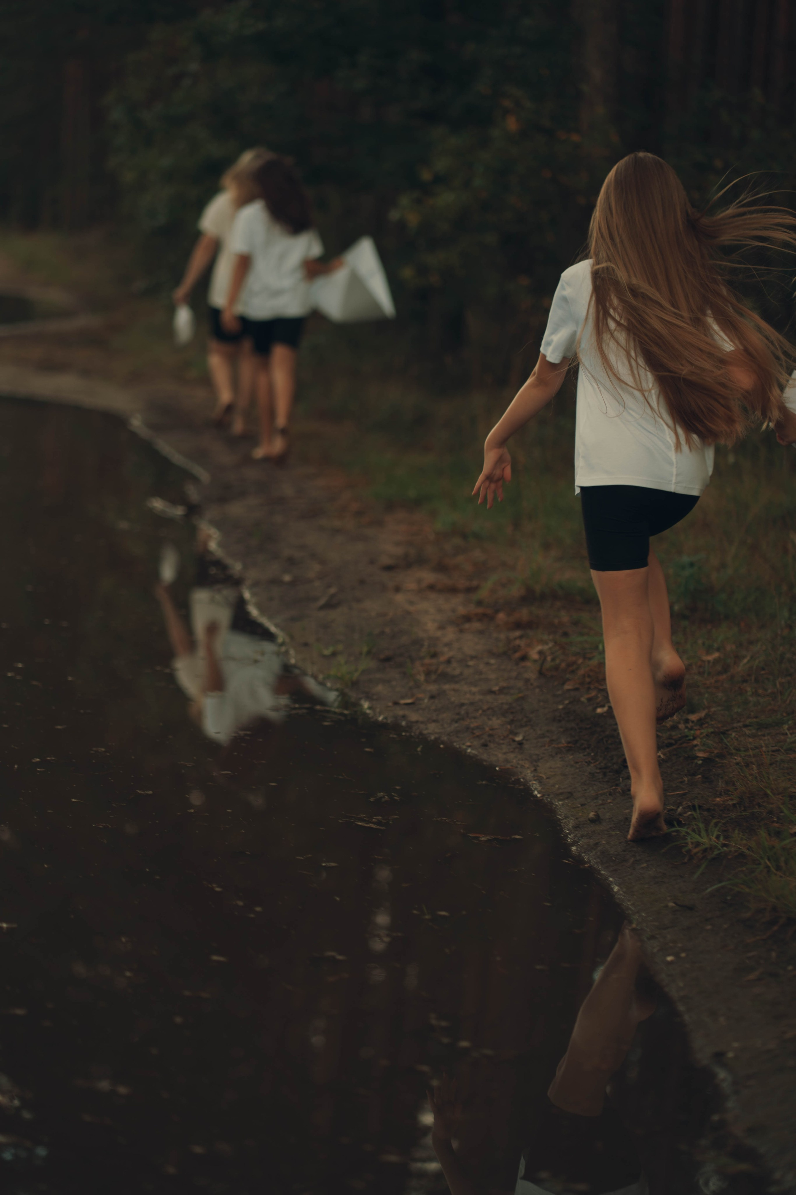 Šeima ir bala. Fotografija — Olga Bojarin