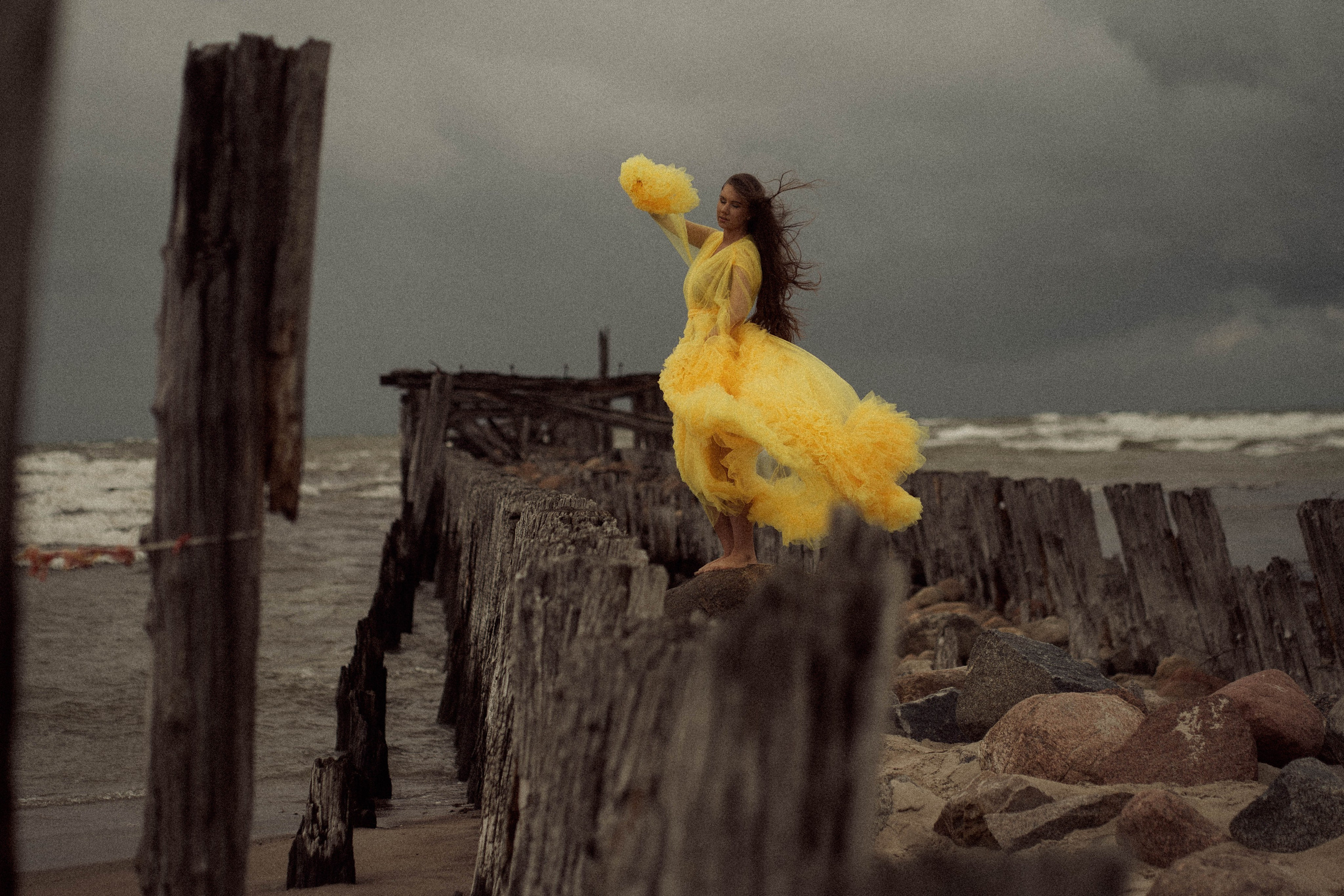 Gabija ir jūra. Fotografija — Olga Bojarin