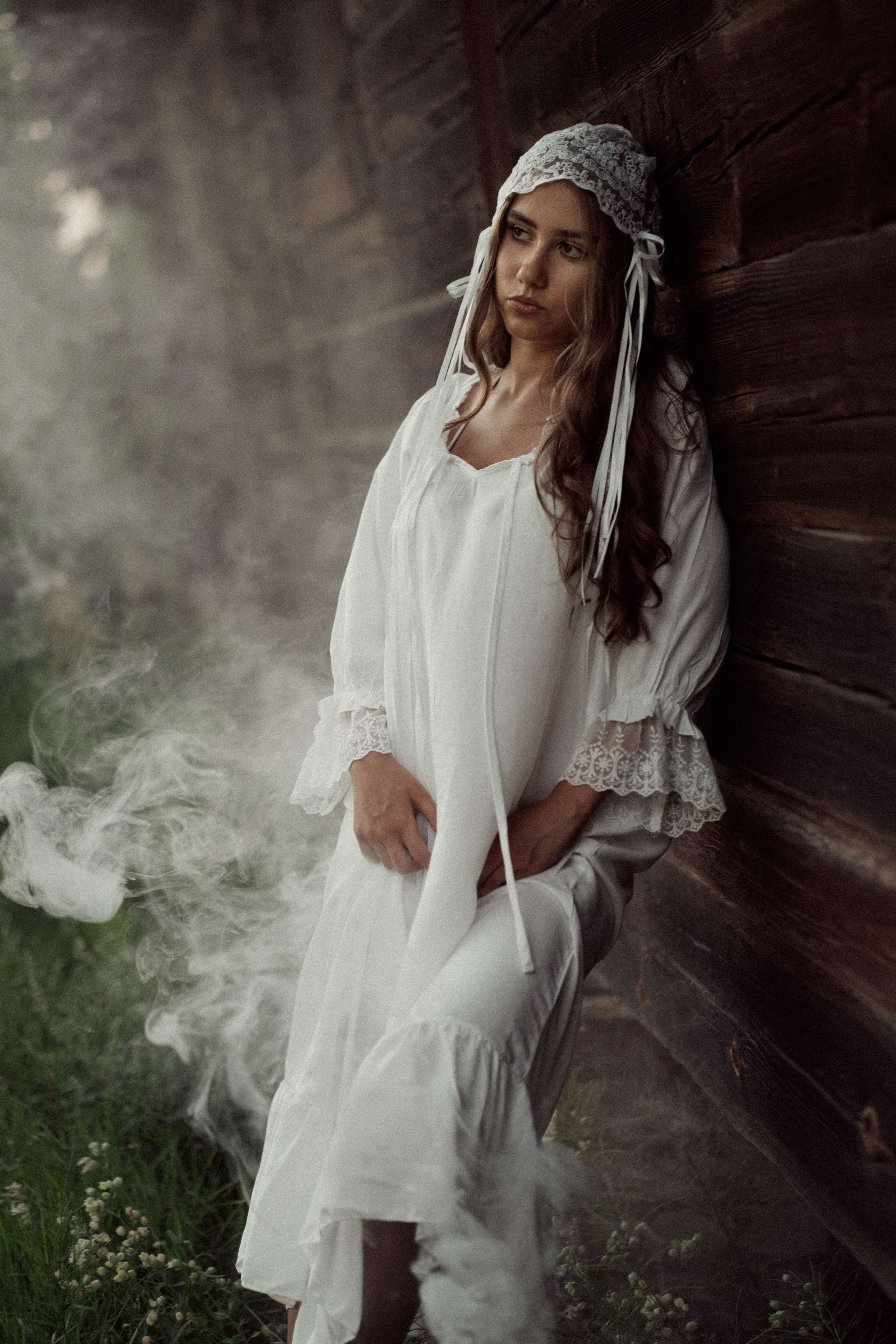 Ugnė obelų sode. Fotografija — Olga Bojarin