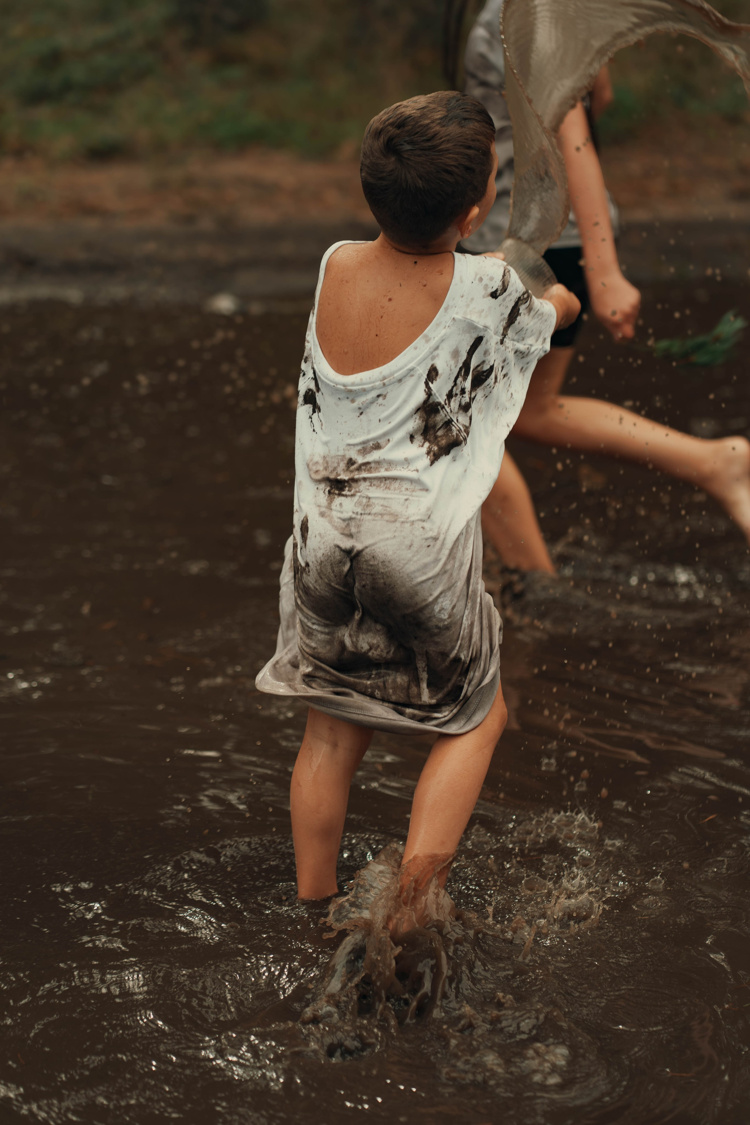 Šeima ir bala. Fotografija — Olga Bojarin