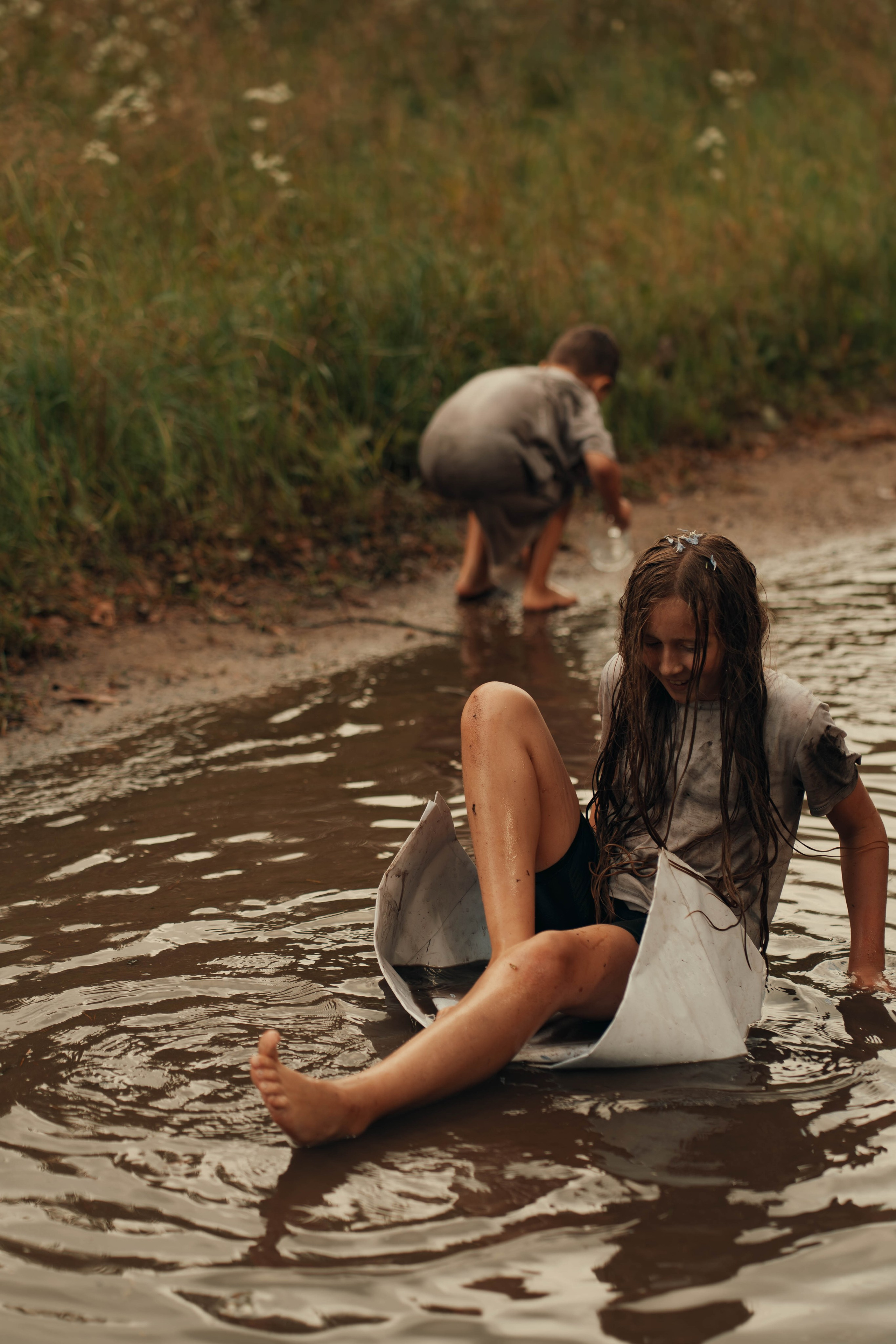 Šeima ir bala. Fotografija — Olga Bojarin