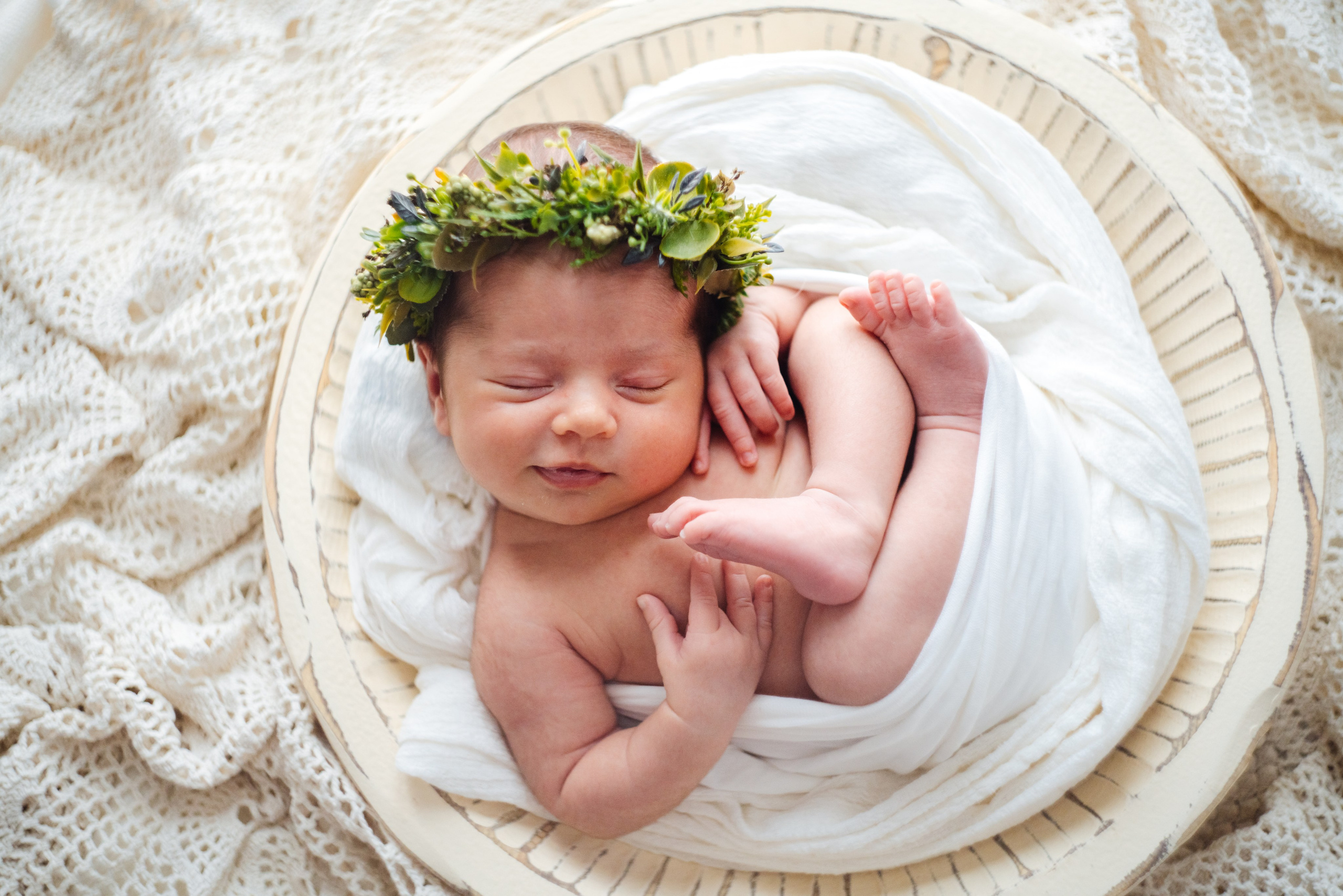 Newborn 2025. Svitlana Miahka fotografa a Genova