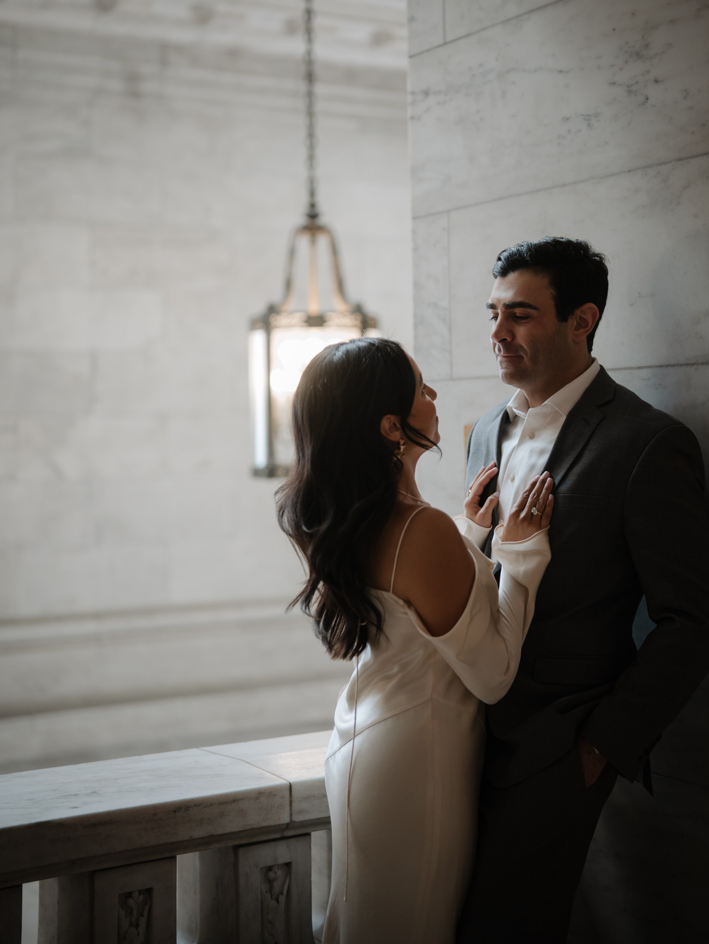 Engagement photo shoot in New York. Portrait and wedding photographer in New York