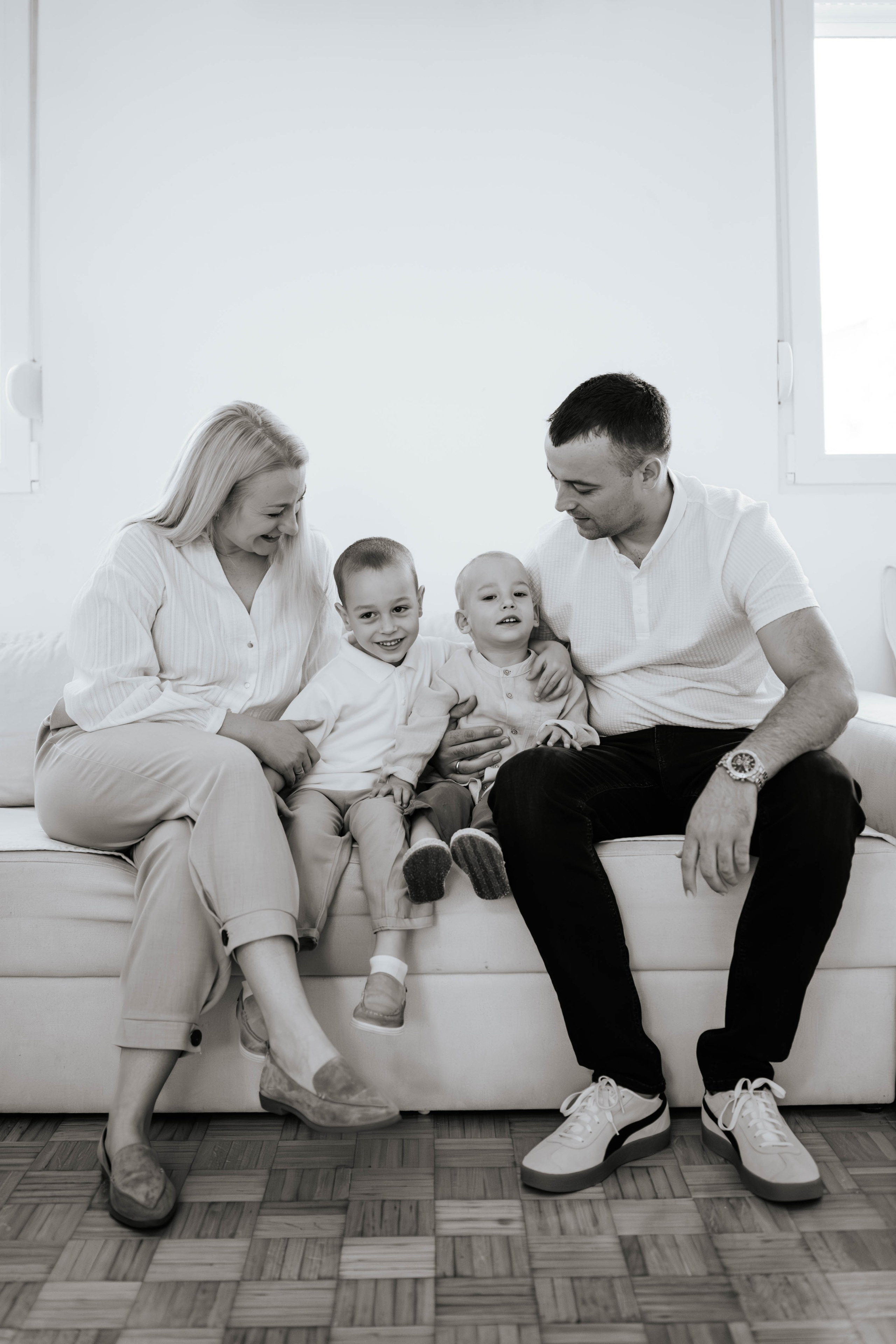 Aleksandra, Aleksandar, Maksim i Vukan - porodično fotografisanje. Dečiji i porodični fotograf