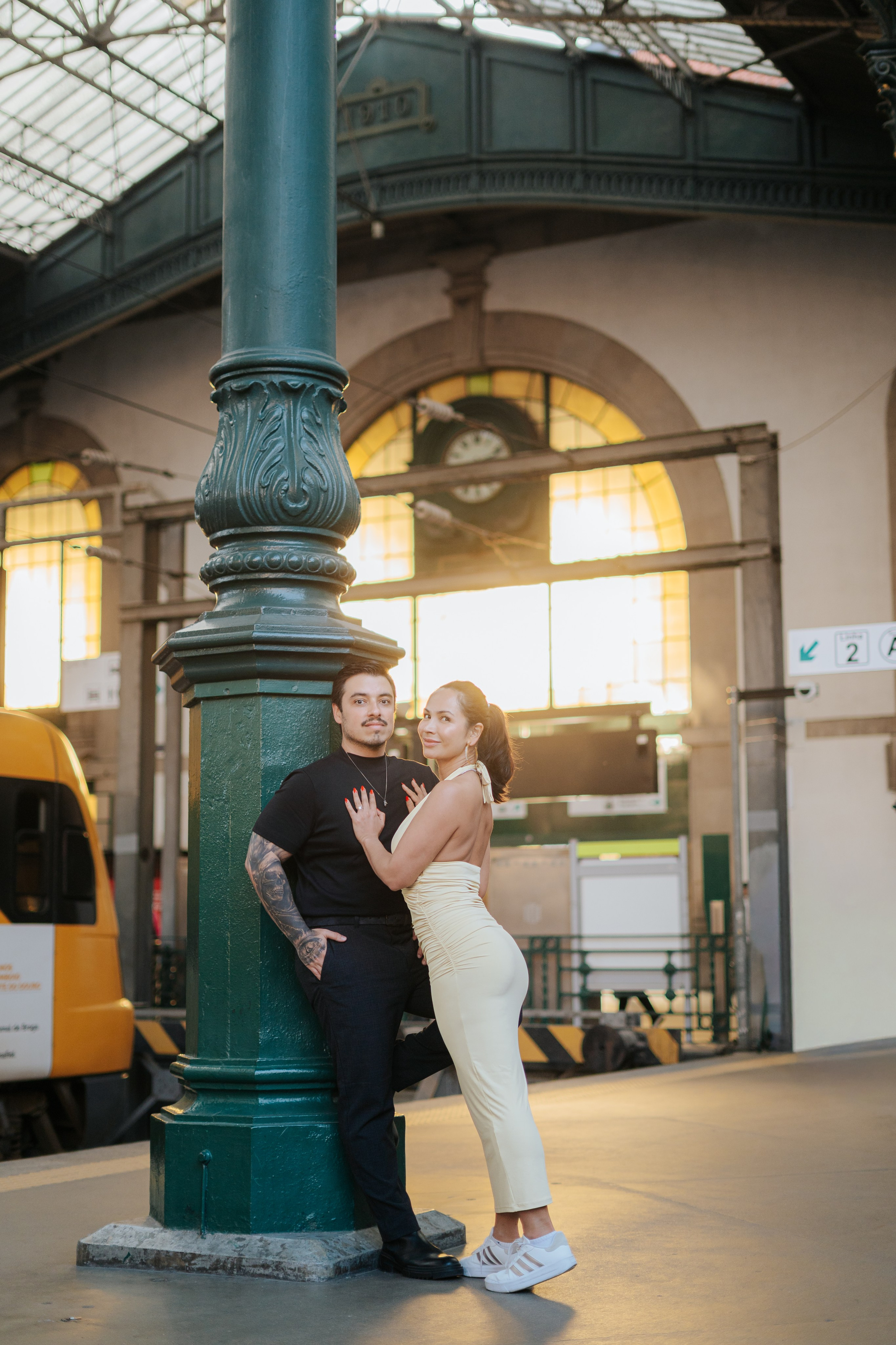 Fernando e Caroline. Davi Valente