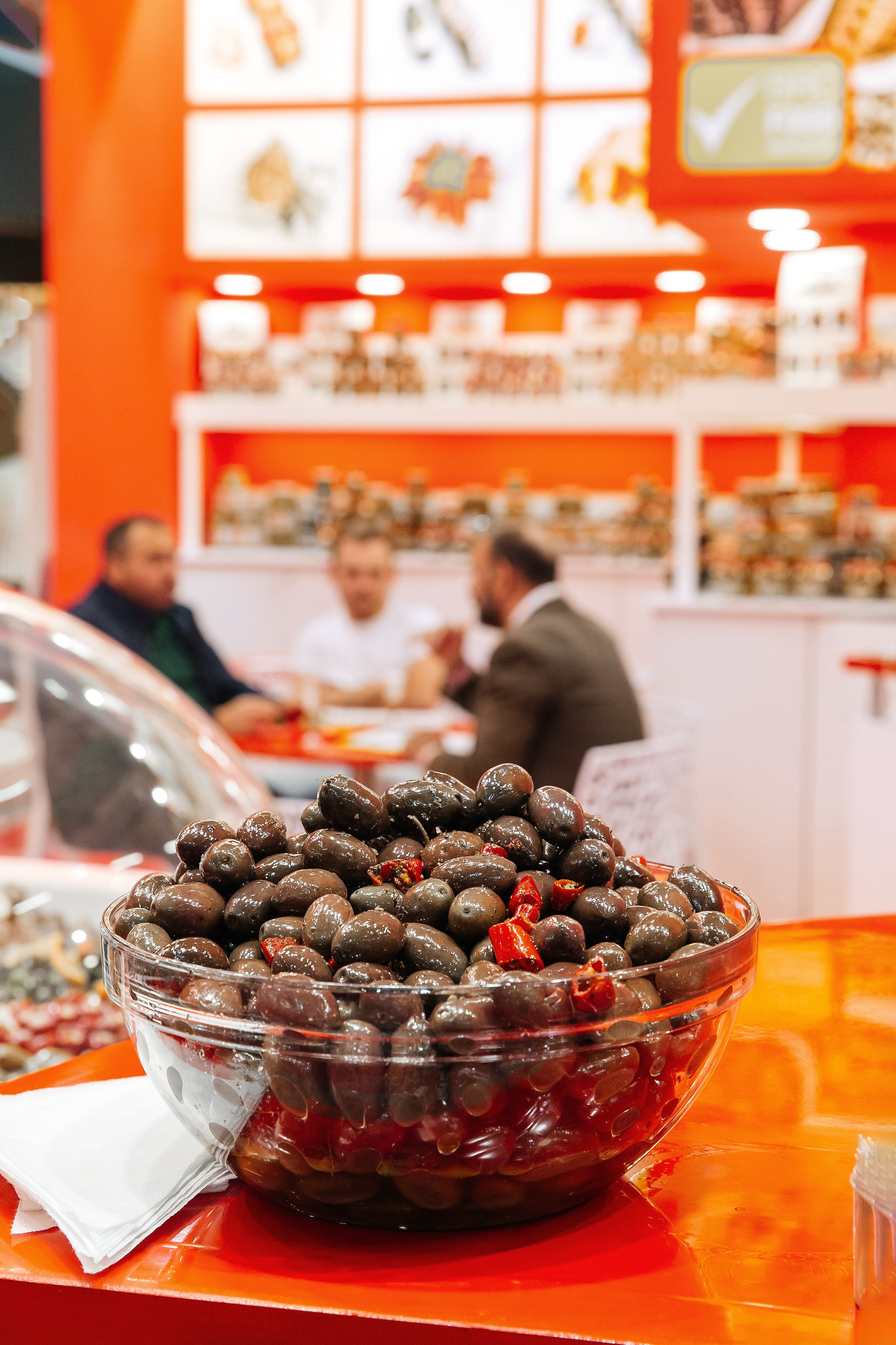 Stand dell'azienda BELLA CONTADINA  alla fiera Cibus 2024 a Parma