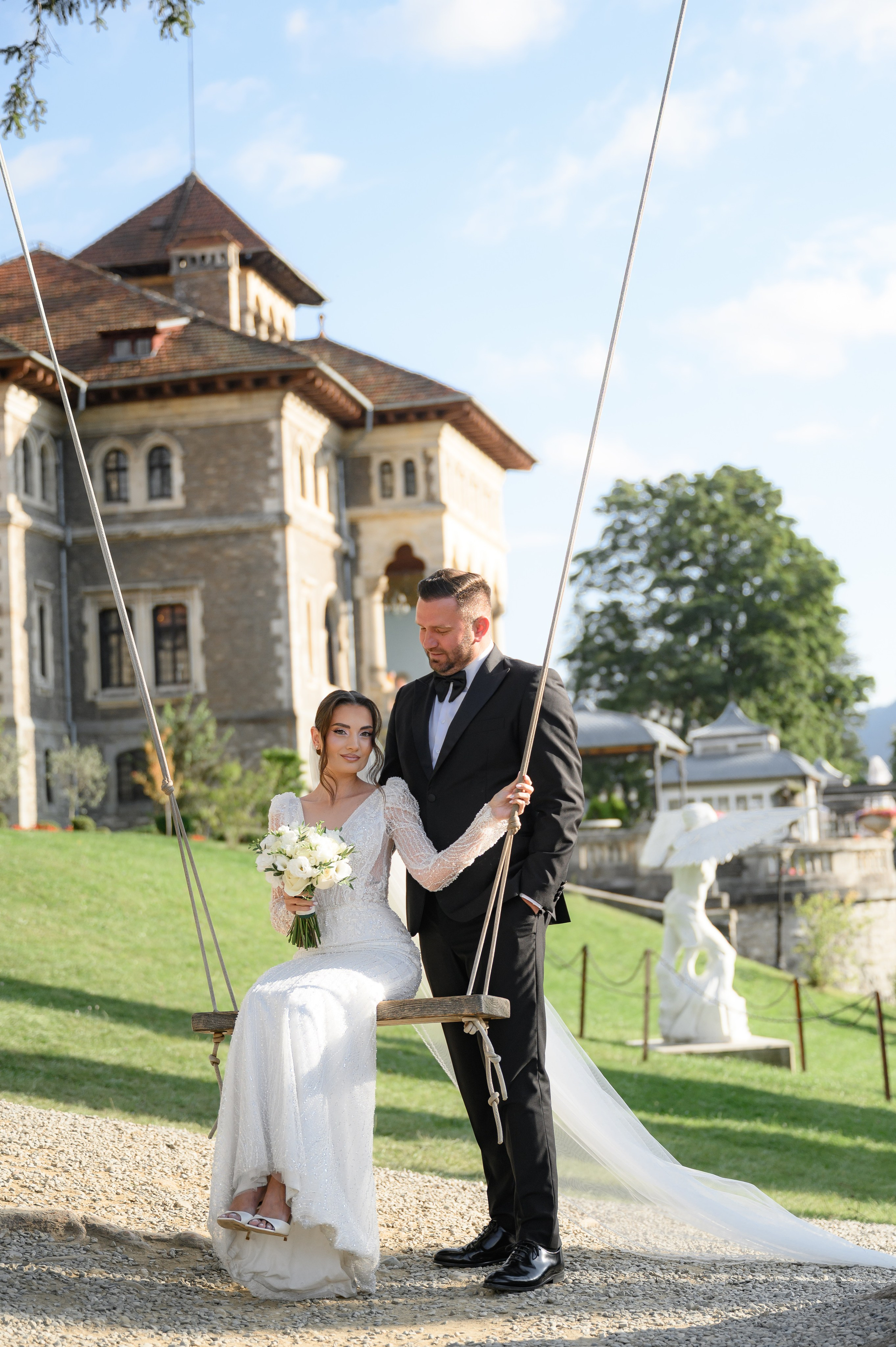 Mălina & Silviu – ședință foto la Castelul Cantacuzino | Fotograf nuntă