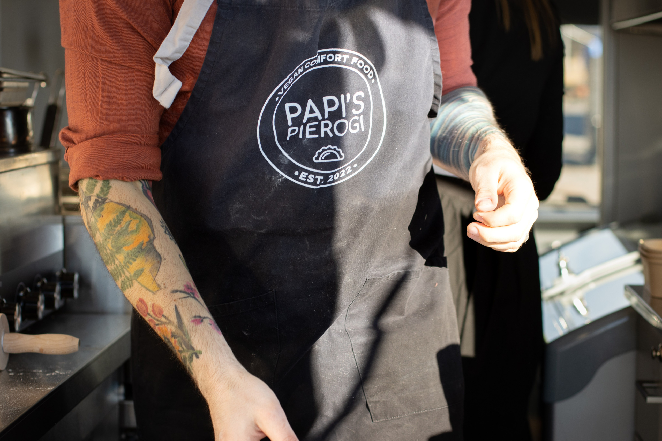 Papis Pierogi — vegan-comfort food. Photographer in Gothenburg Aleksandra Stroganova