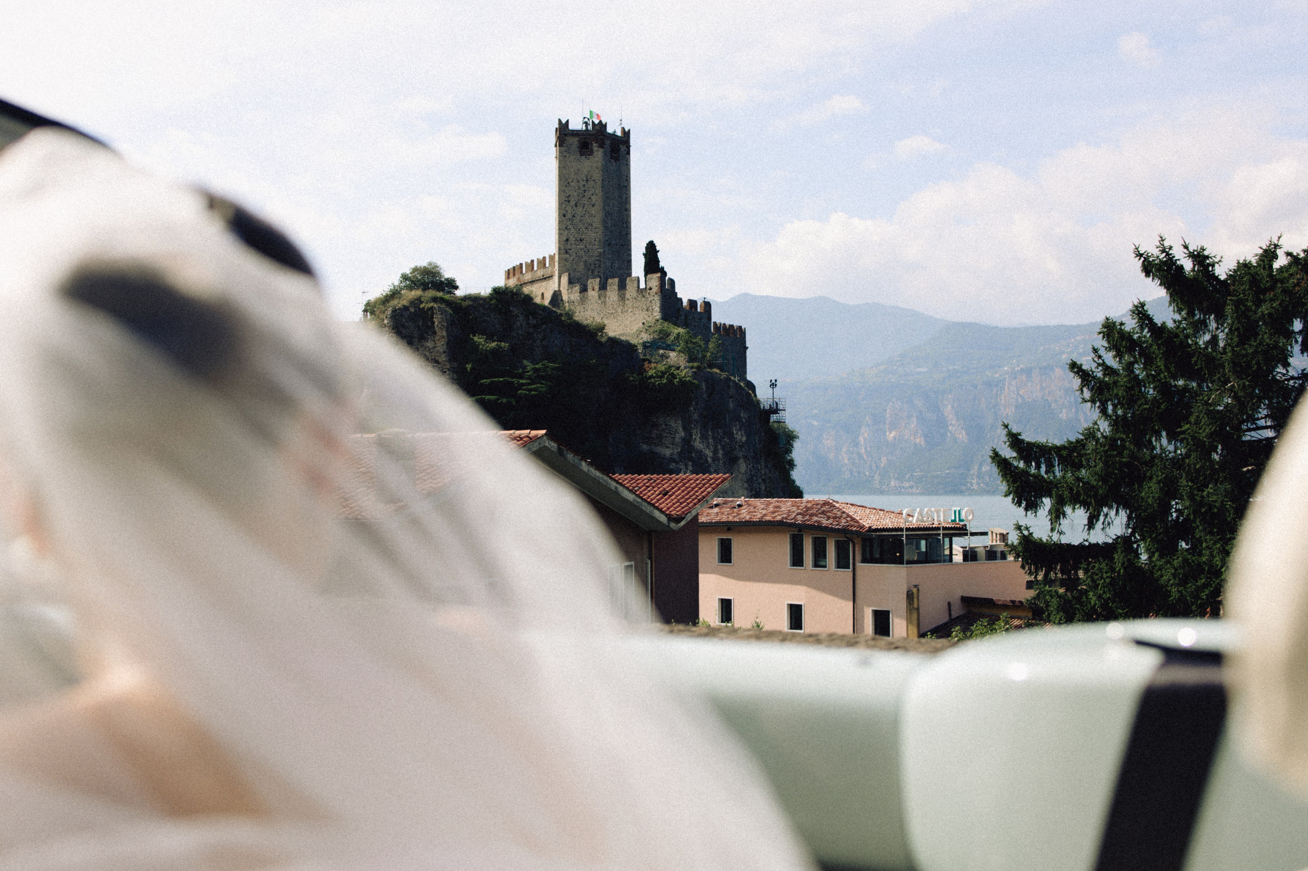 Wedding portraits at Lake Garda Italy