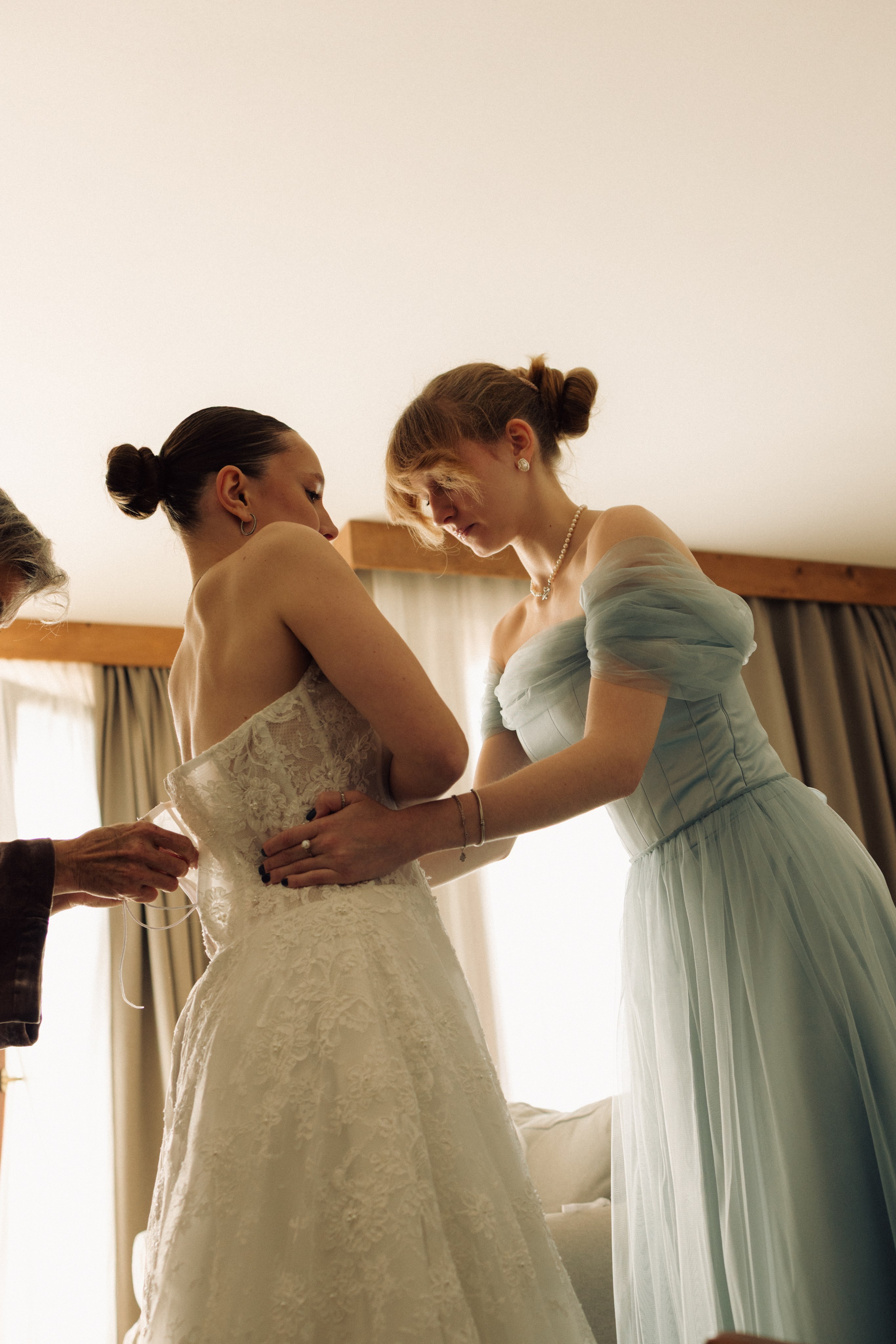 Bridal morning wedding Italy