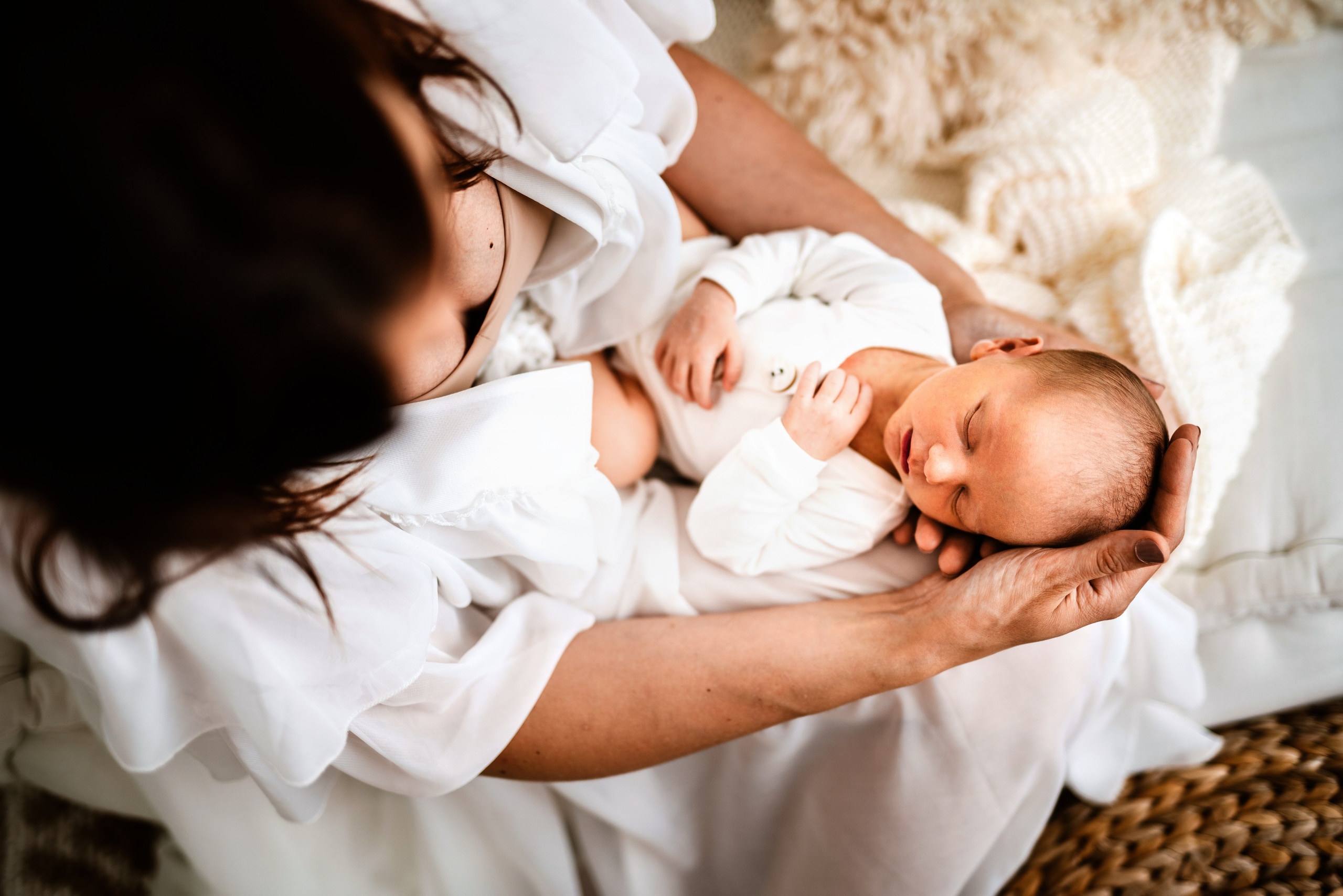 Newborn 2025. Svitlana Miahka fotografa a Genova