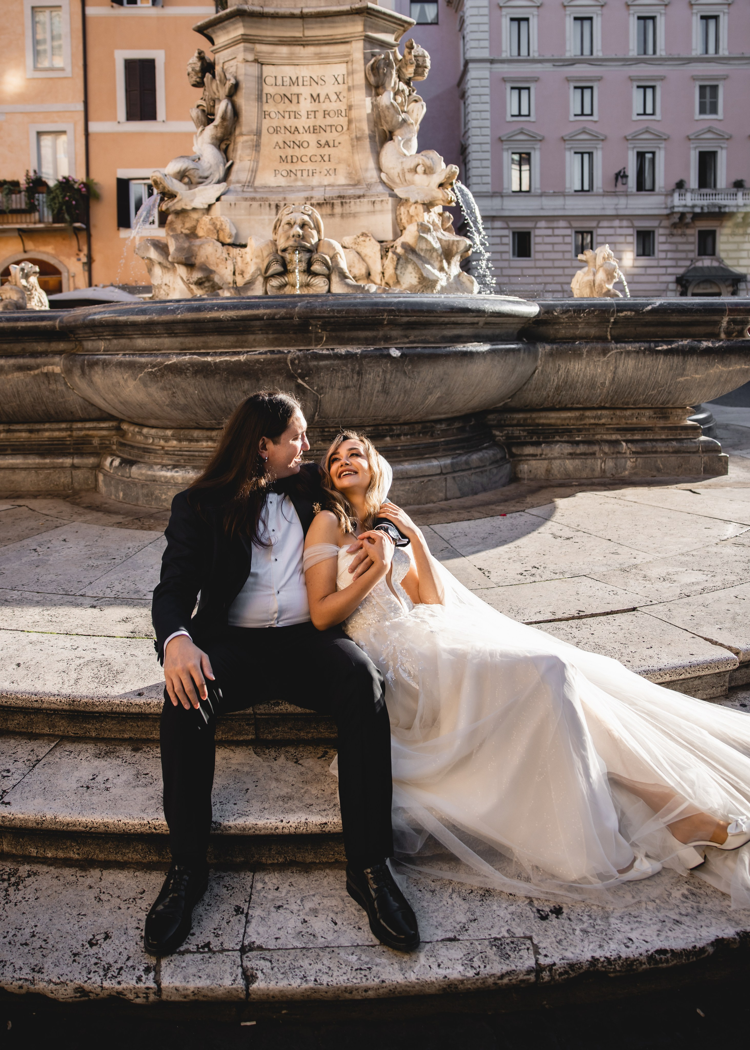 Wedding in Roma. Professional wedding photographer in Copenhagen, Denmark — Julia Byron