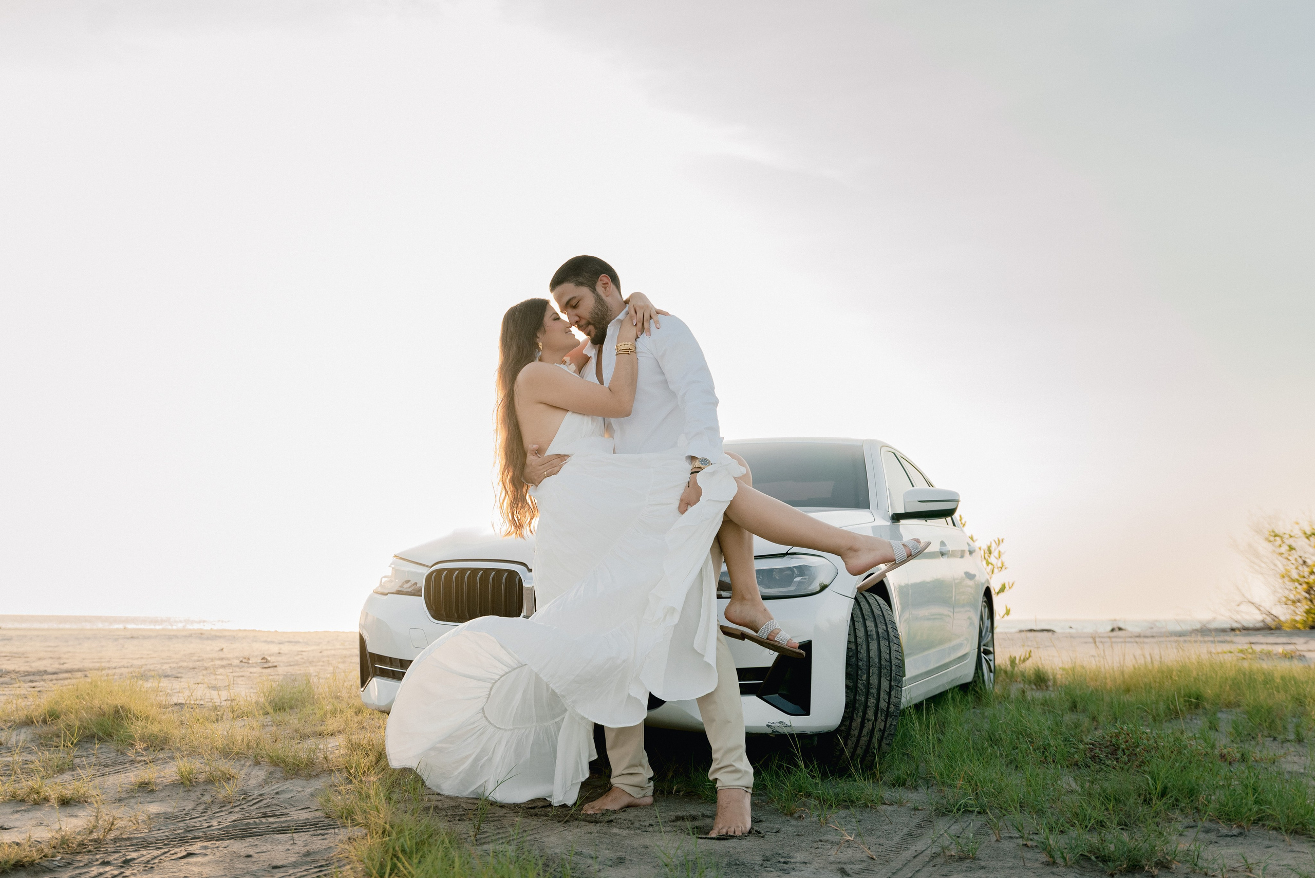 Preboda en playas del atlantico. Fotógrafos de bodas en Barranquilla, Cartagena y Santa Marta | BanderArt