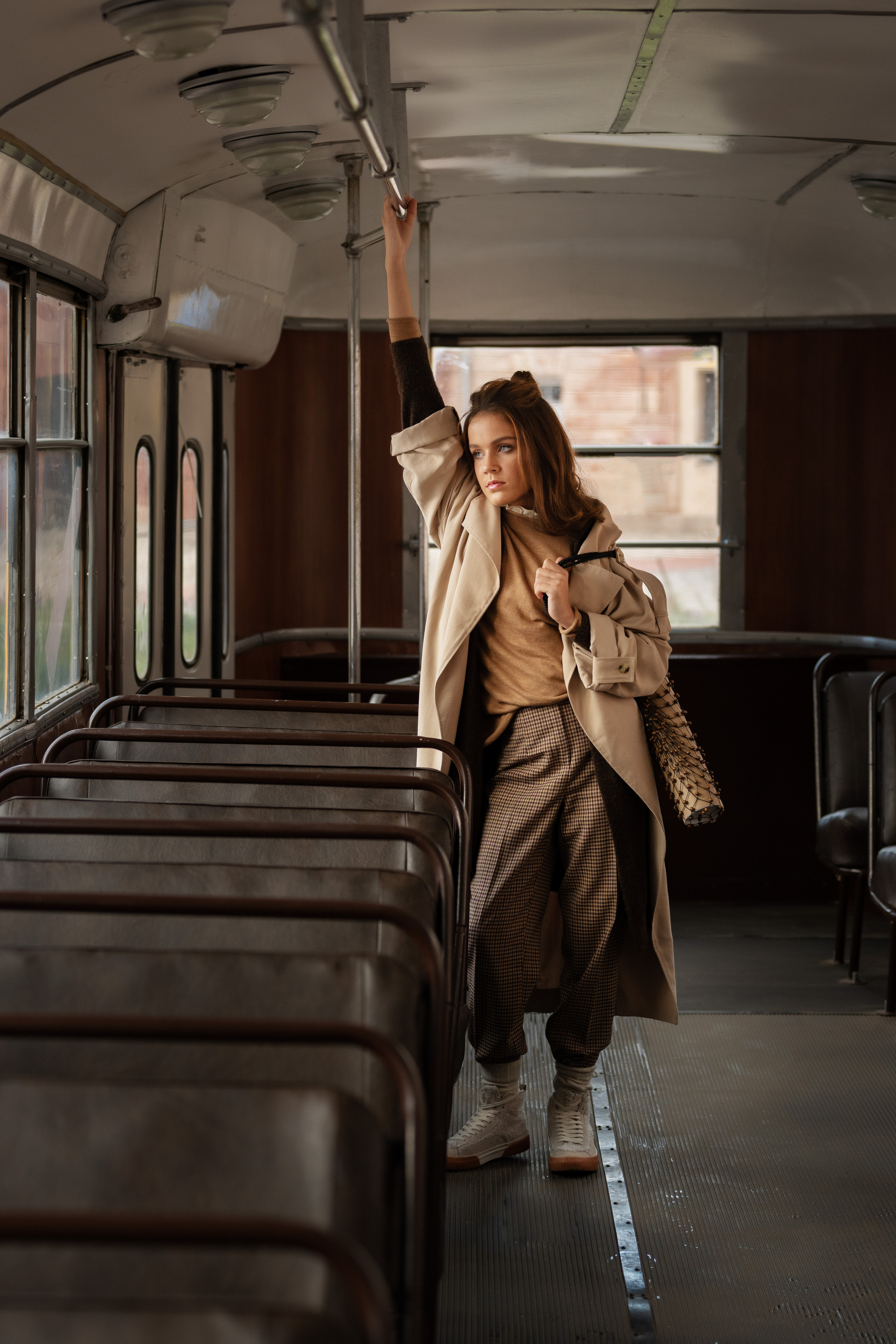 Алёна. Ретро трамвай. Анна Григьян — фотограф ретушёр в Даугавпилсе (Латвия)