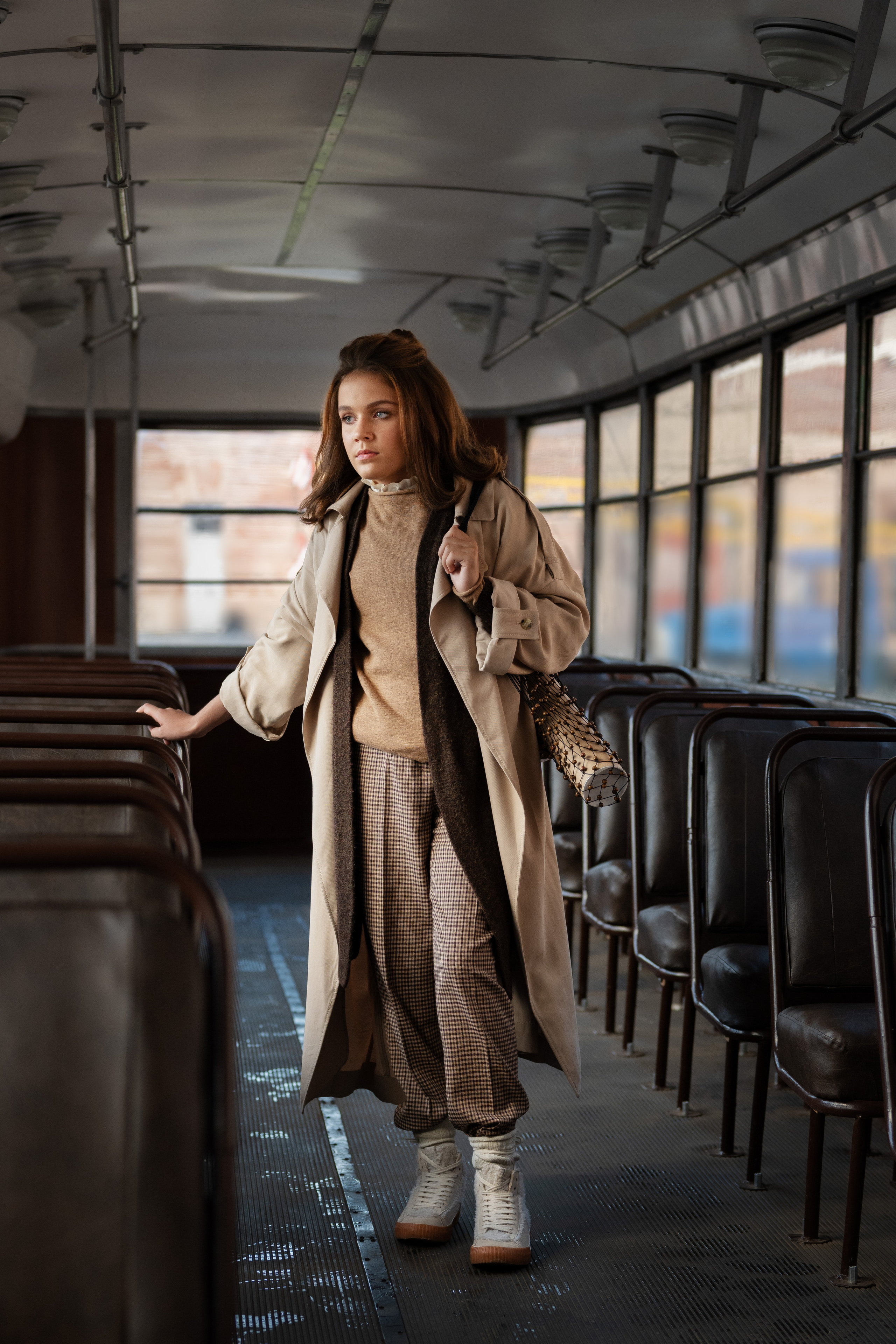 Алёна. Ретро трамвай. Анна Григьян — фотограф ретушёр в Даугавпилсе (Латвия)