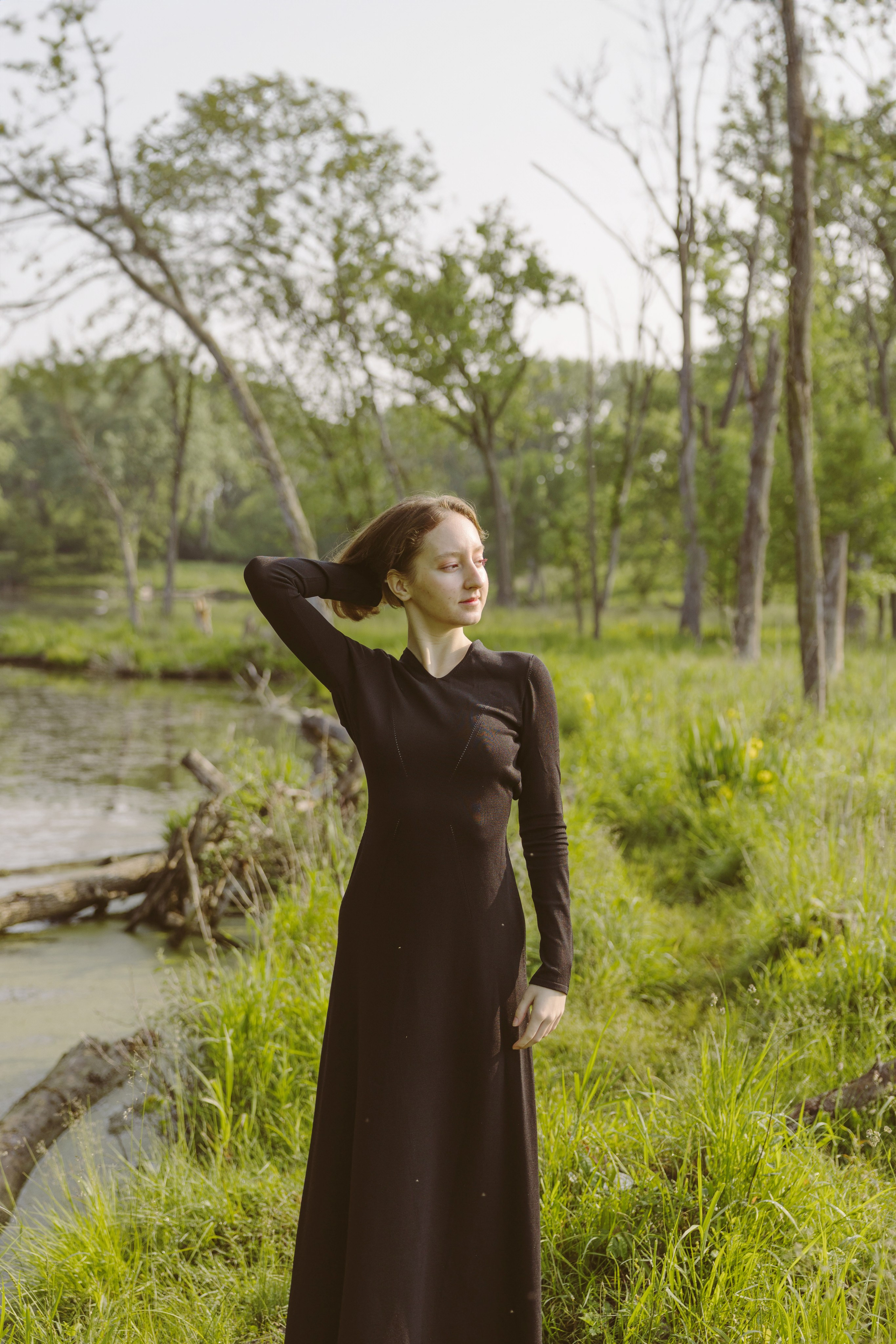 Morning lagoons for Anastasiya. Family Lifestyle Photography