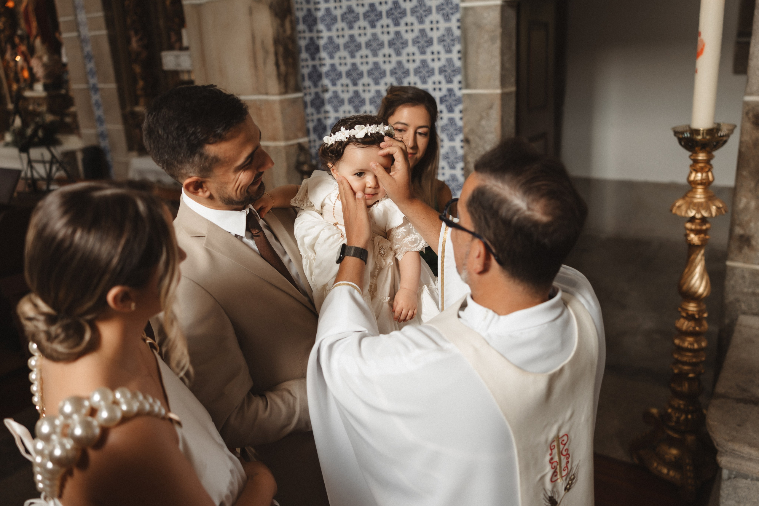 Batizado da Sara. Fotógrafa de Casamentos e Família em Braga — Alexandra Mieres Photography