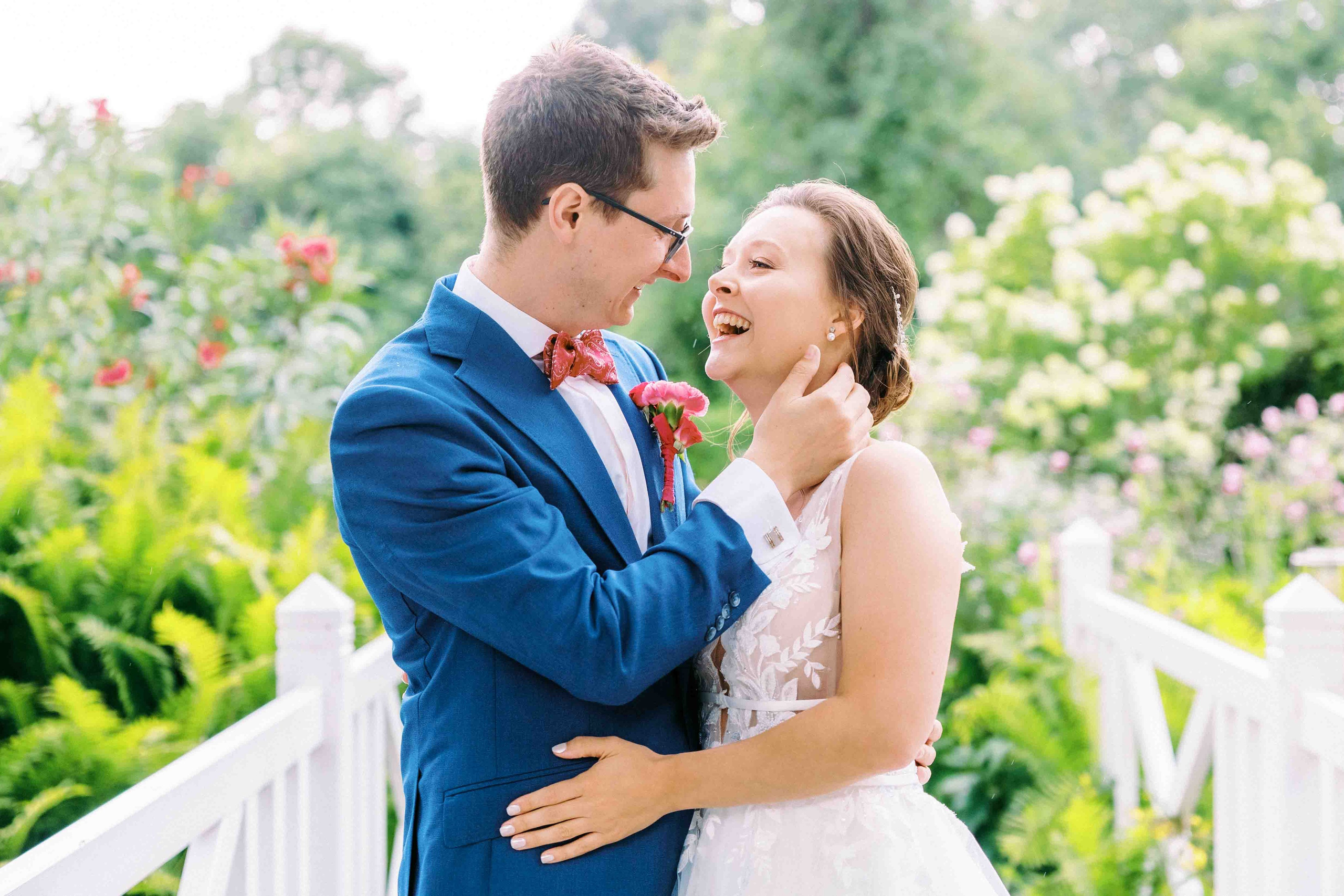 brautpaar bei hochzeit im schloss von hammerstein