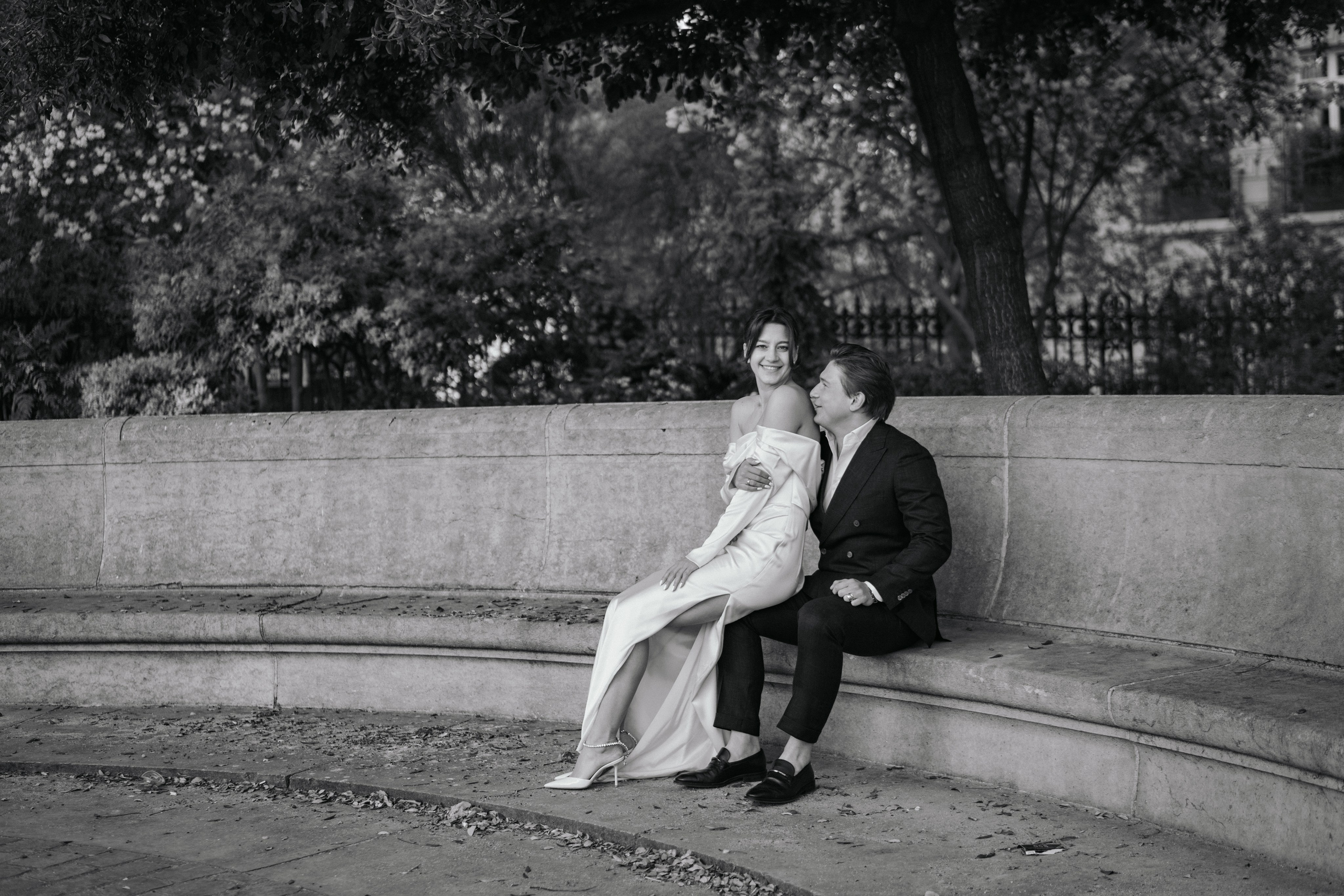 парная фотосессия в Париже, свадьба для двоих