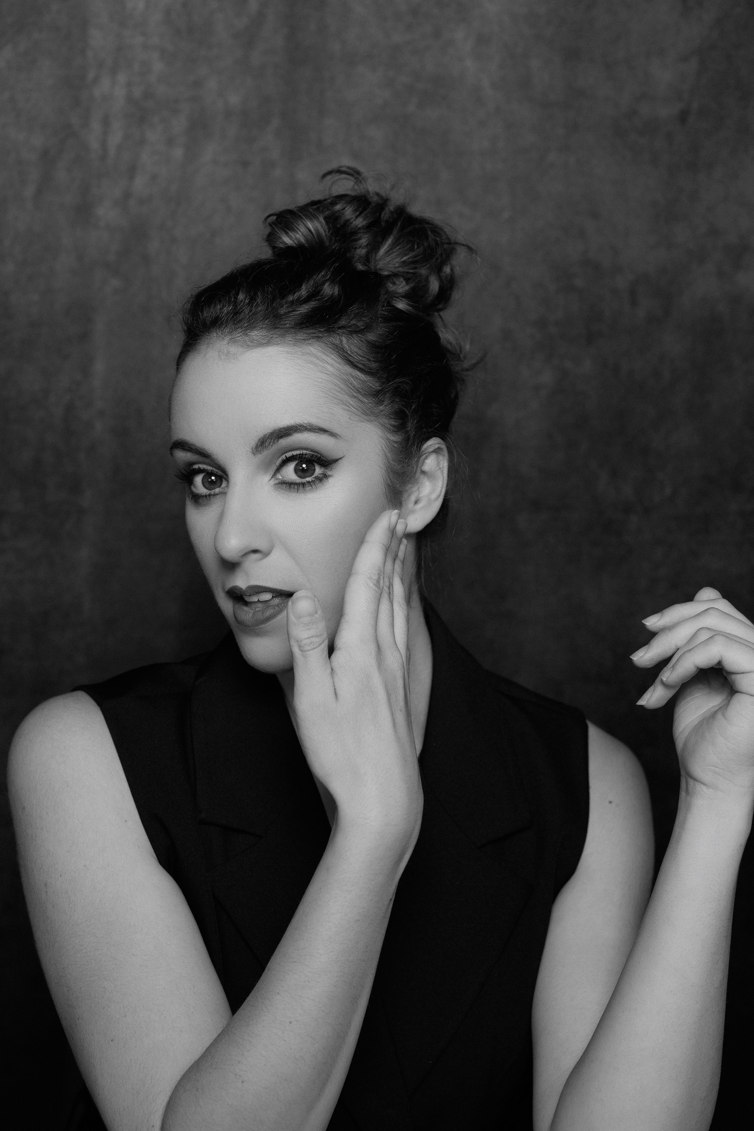 Elegant Black & White Portraits. Кристина Кожельцова — чёрно-белая портретная фотография в Лейпциге. Германия