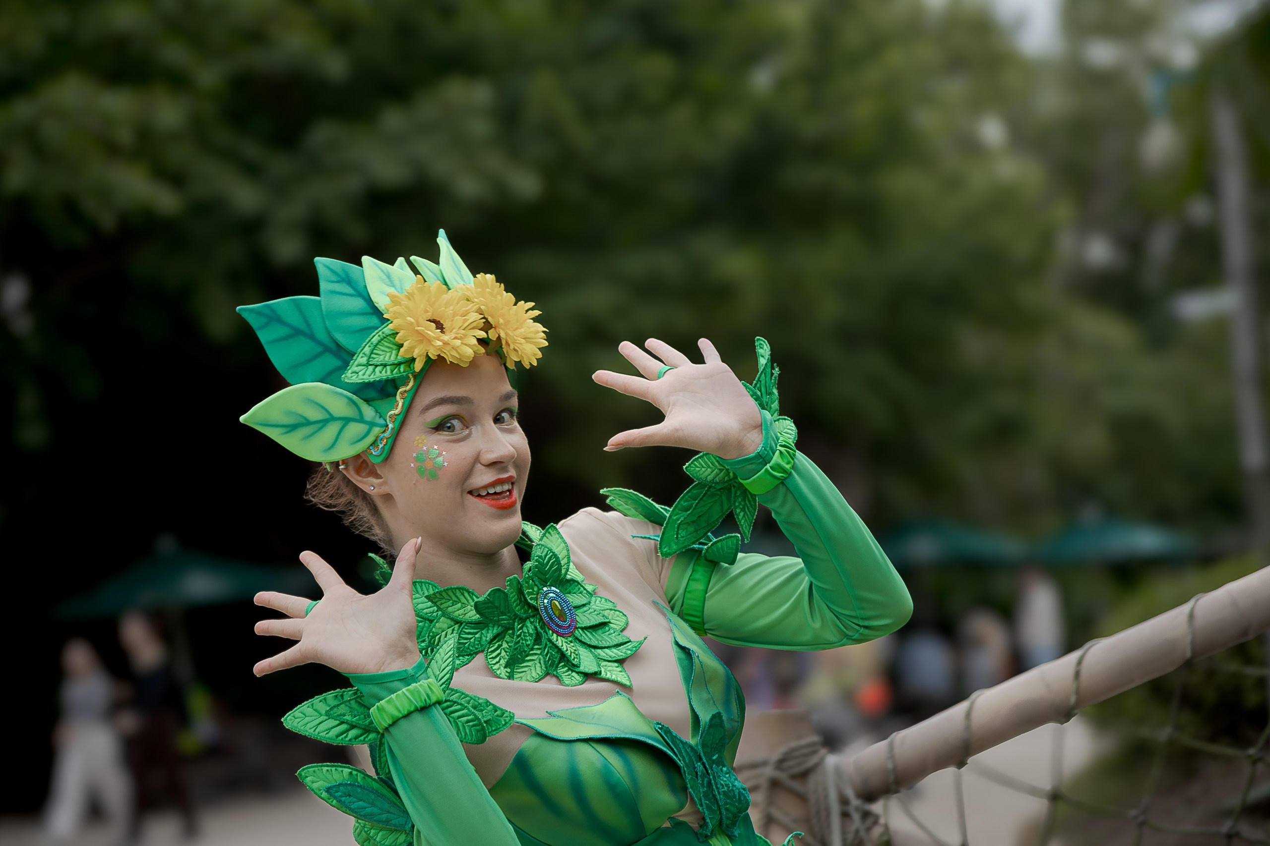 Dance team ocean kingdoom flowers