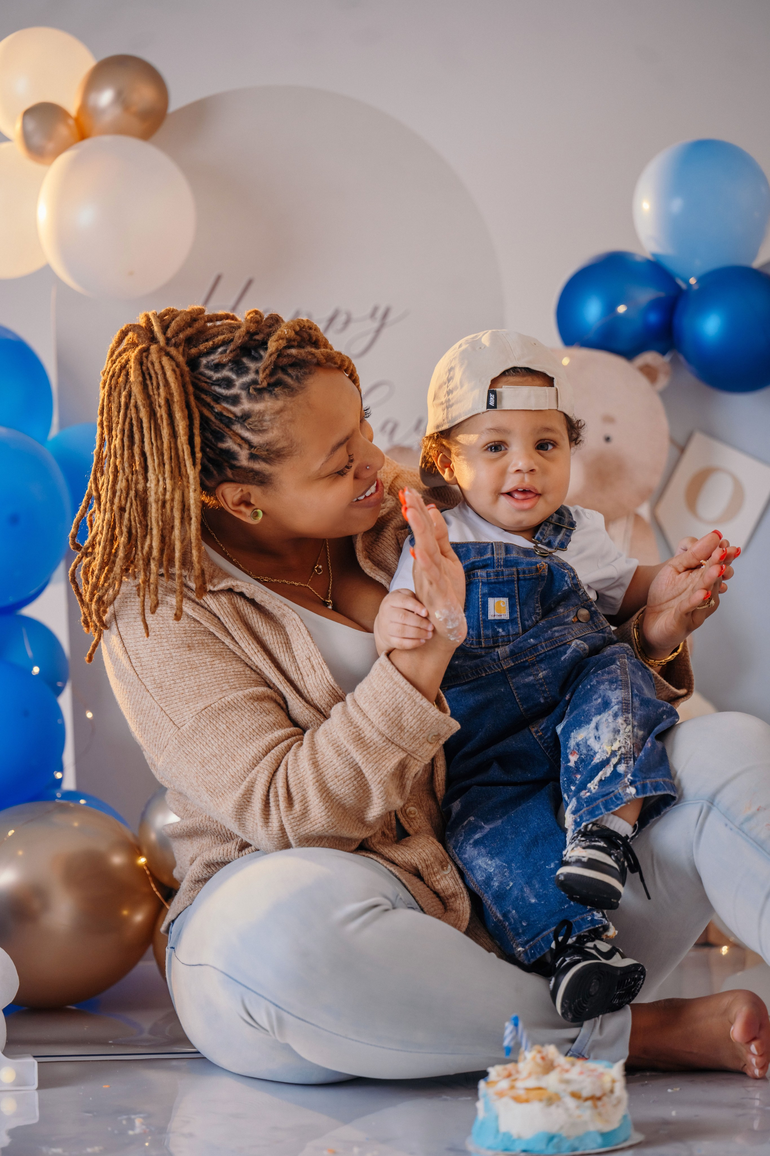 Happy Baby. Wedding, maternity and family photographer in Charlotte Tasha Minn
