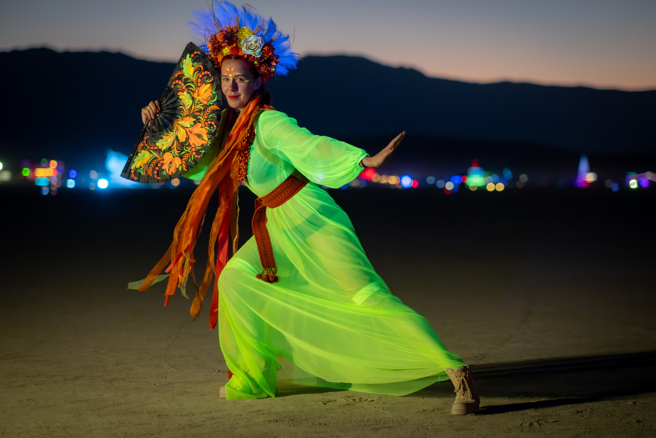 BURNING MAN 2024. Reportage concert portrait photography in the San Francisco Bay Area
