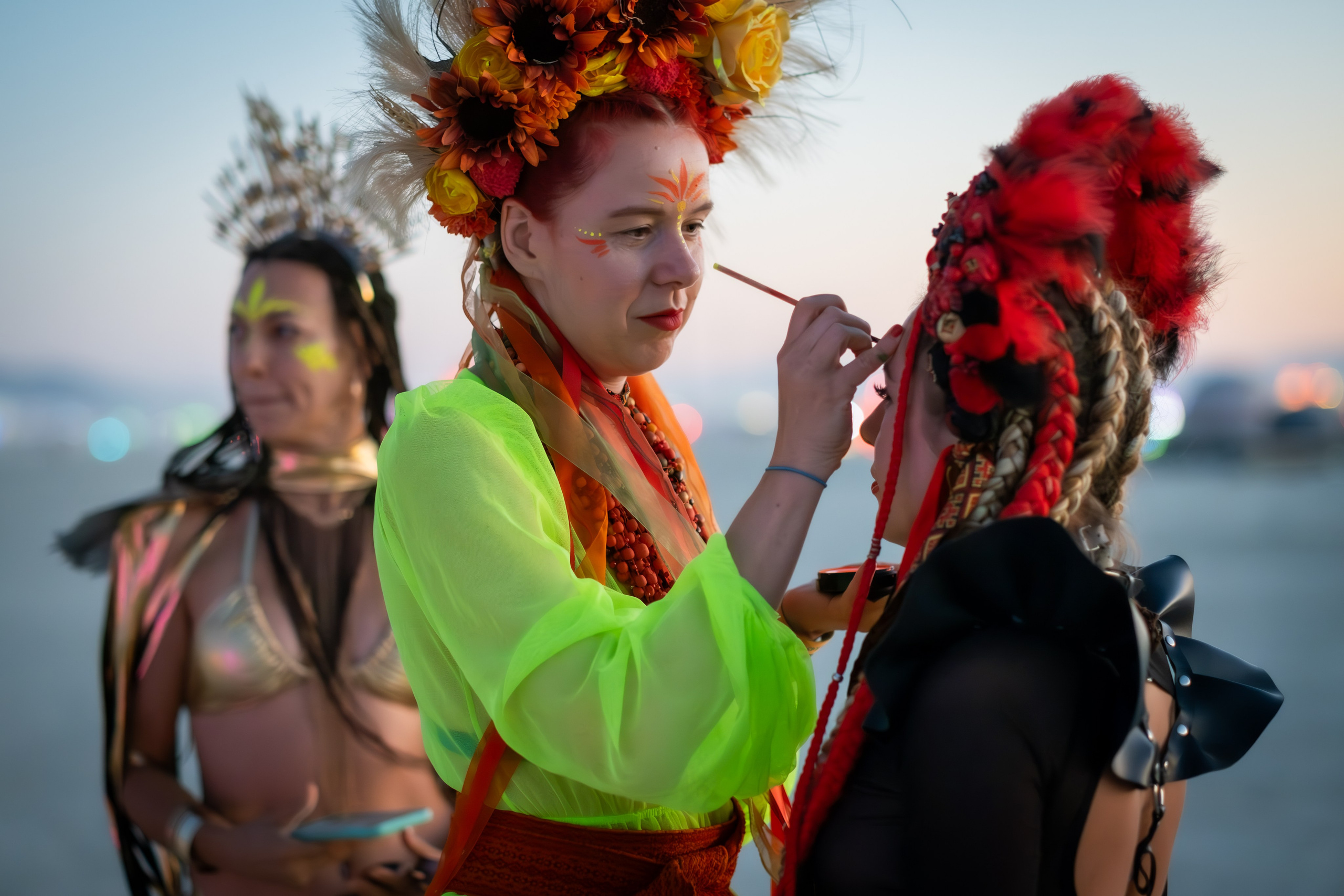 BURNING MAN 2024. Reportage concert portrait photography in the San Francisco Bay Area