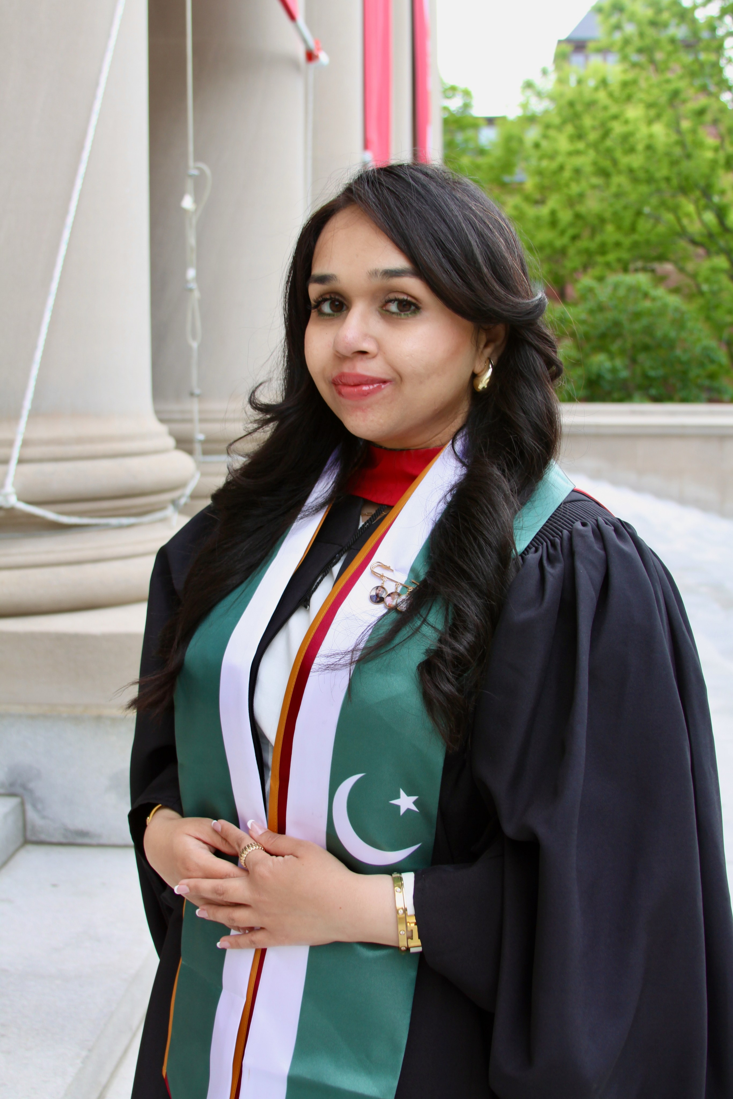 Masters graduation with Sadaf (part of group shoot). Kelly Sang, graduation and portrait photographer in Boston