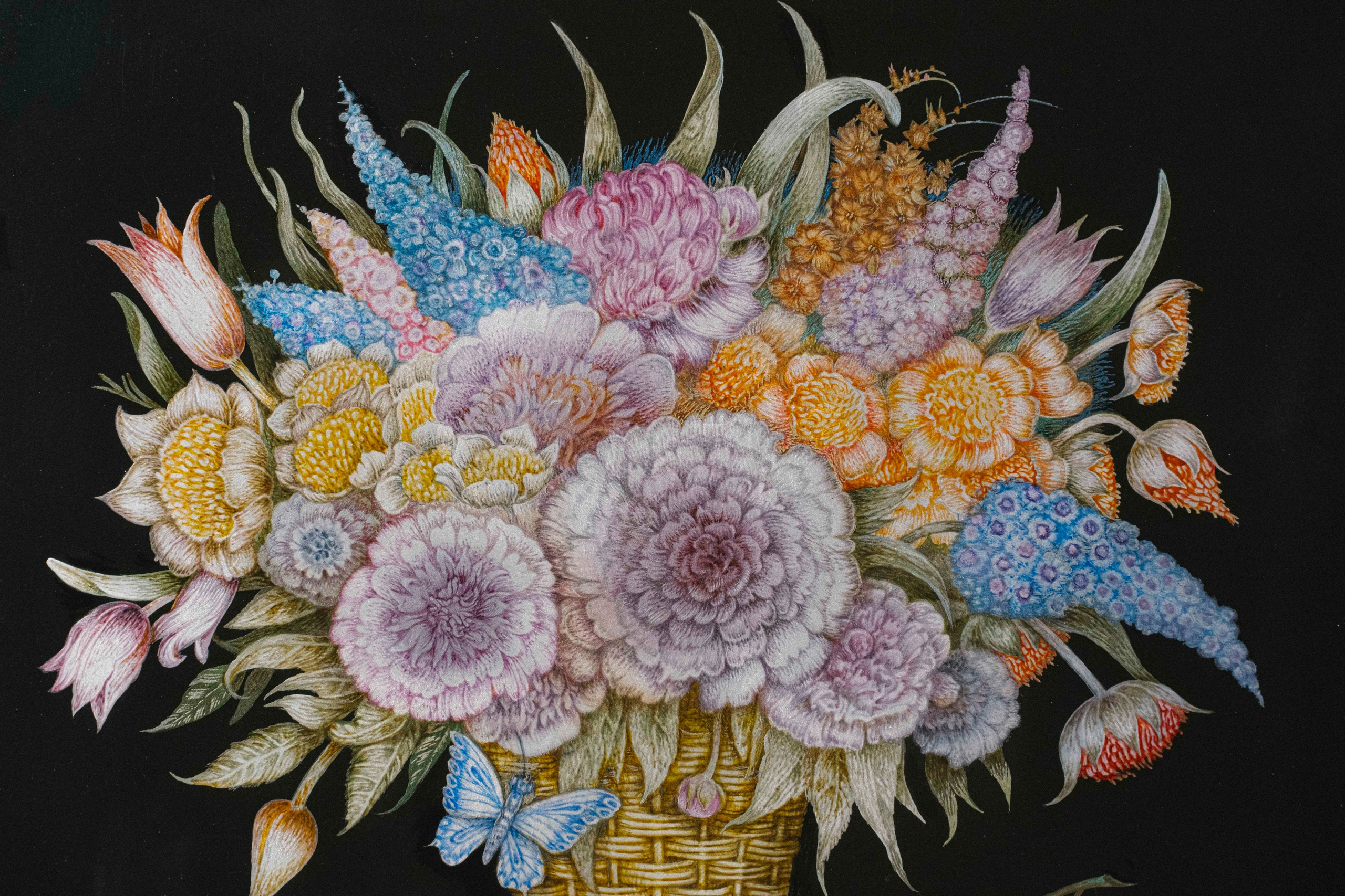 Still Life with a Blue Butterfly. Marina Rogatova