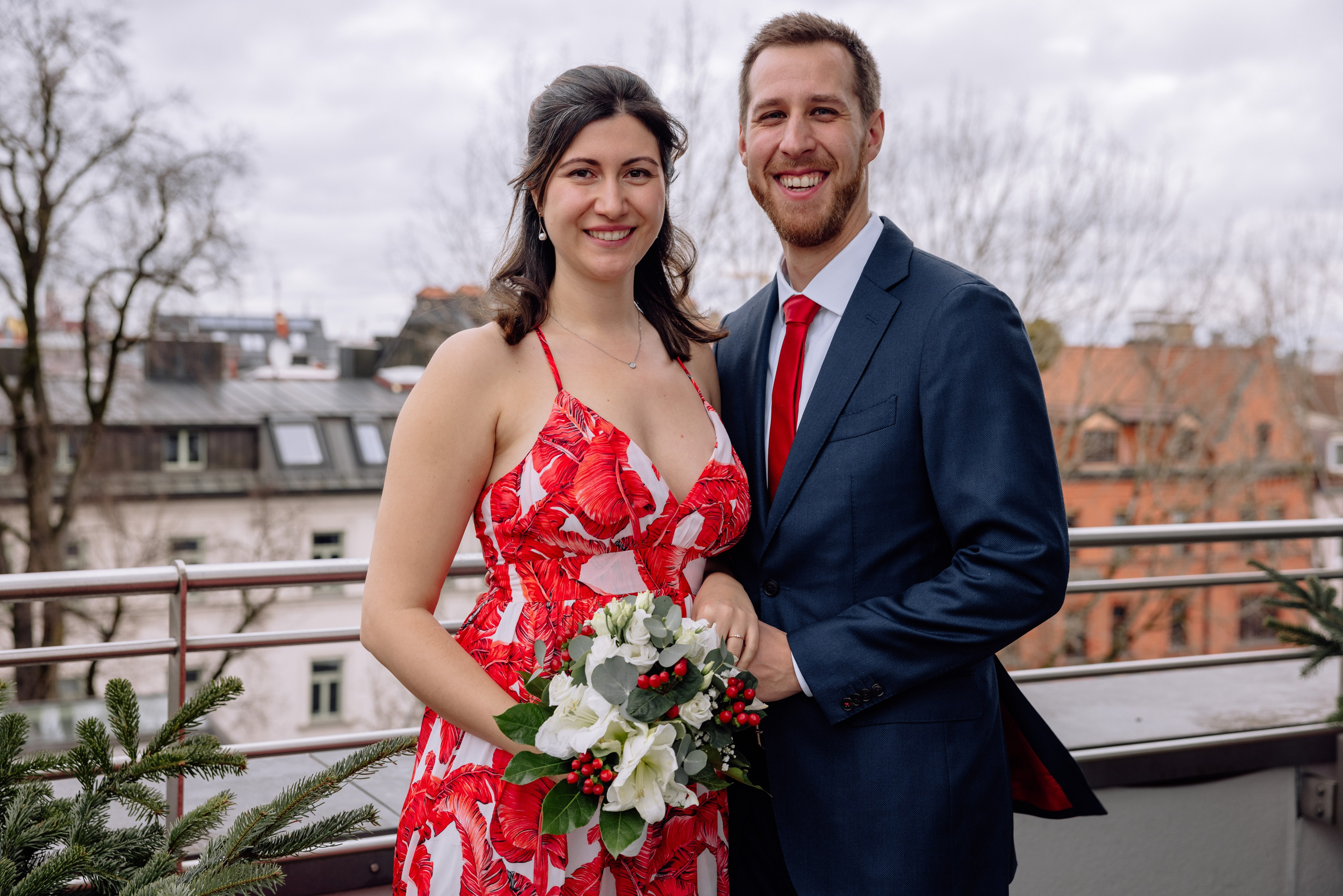 Warme Winterhochzeit in München - Standesamt Ruppertstraße. Hochzeitsfotograf München Taufe Familienfotograf Tanja Mauke