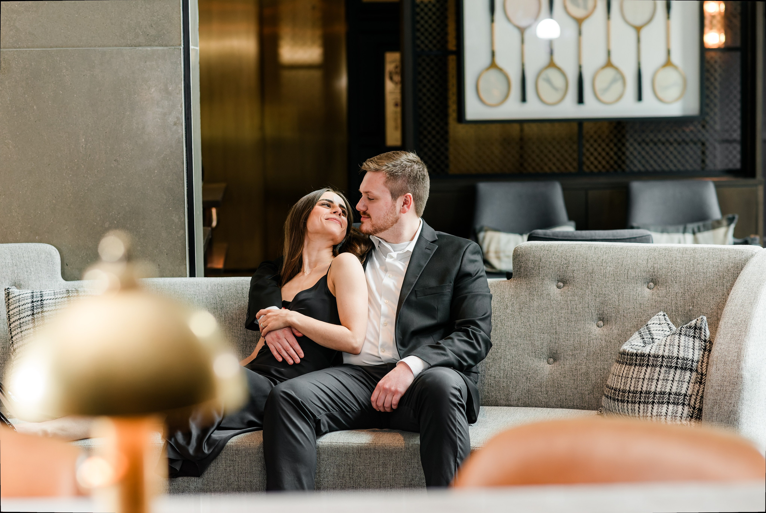 Romantic Engagement Session Purdue Memorial Union | Lafayette Indiana Photographer. Alexandria Danielle Photography | Fort Wayne & Indianapolis Wedding Photographer