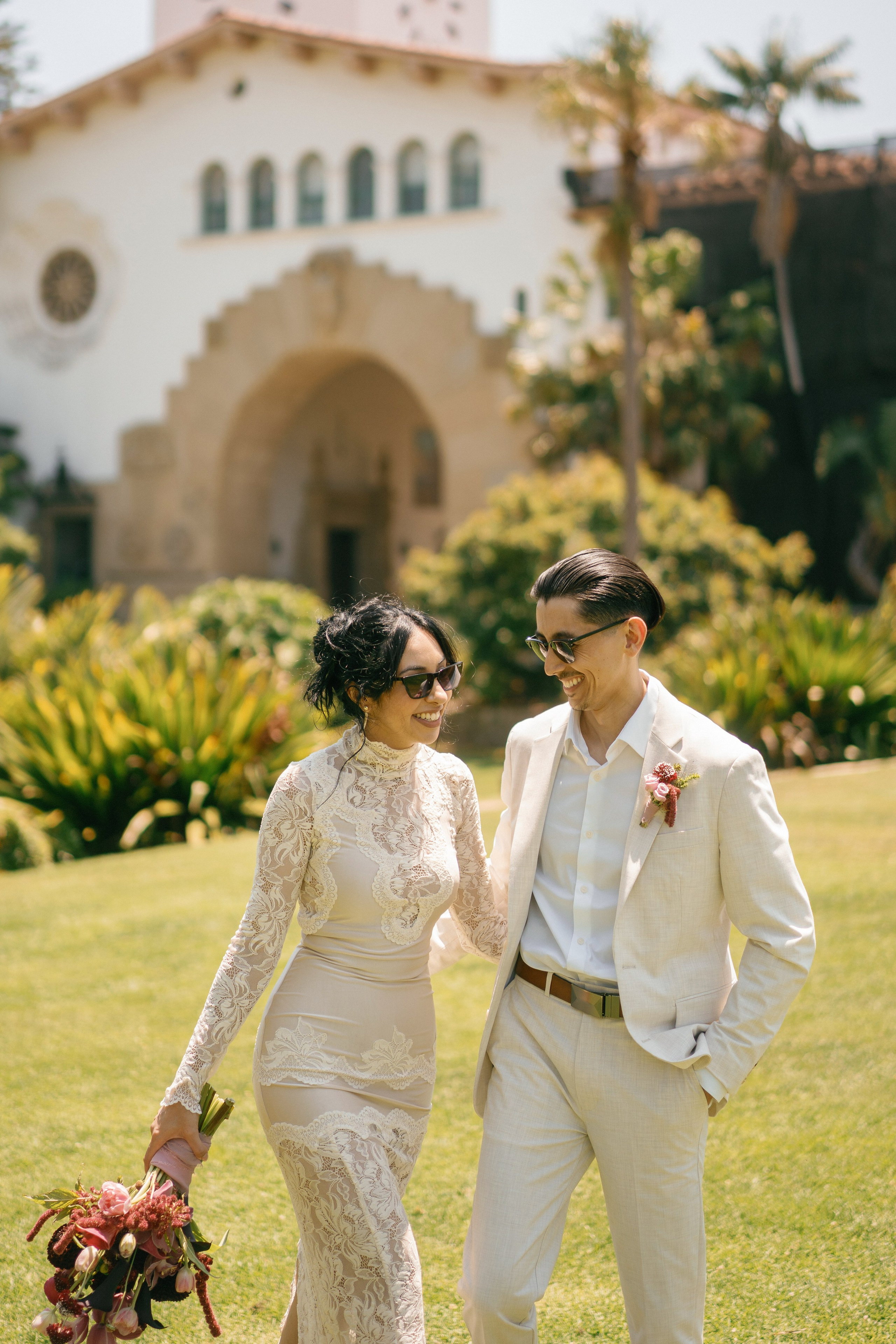 Intimate Wedding in Santa Barbara. Wedding Photography & Videography Team in California, Los Angeles, San Francisco, San Diego and Travel