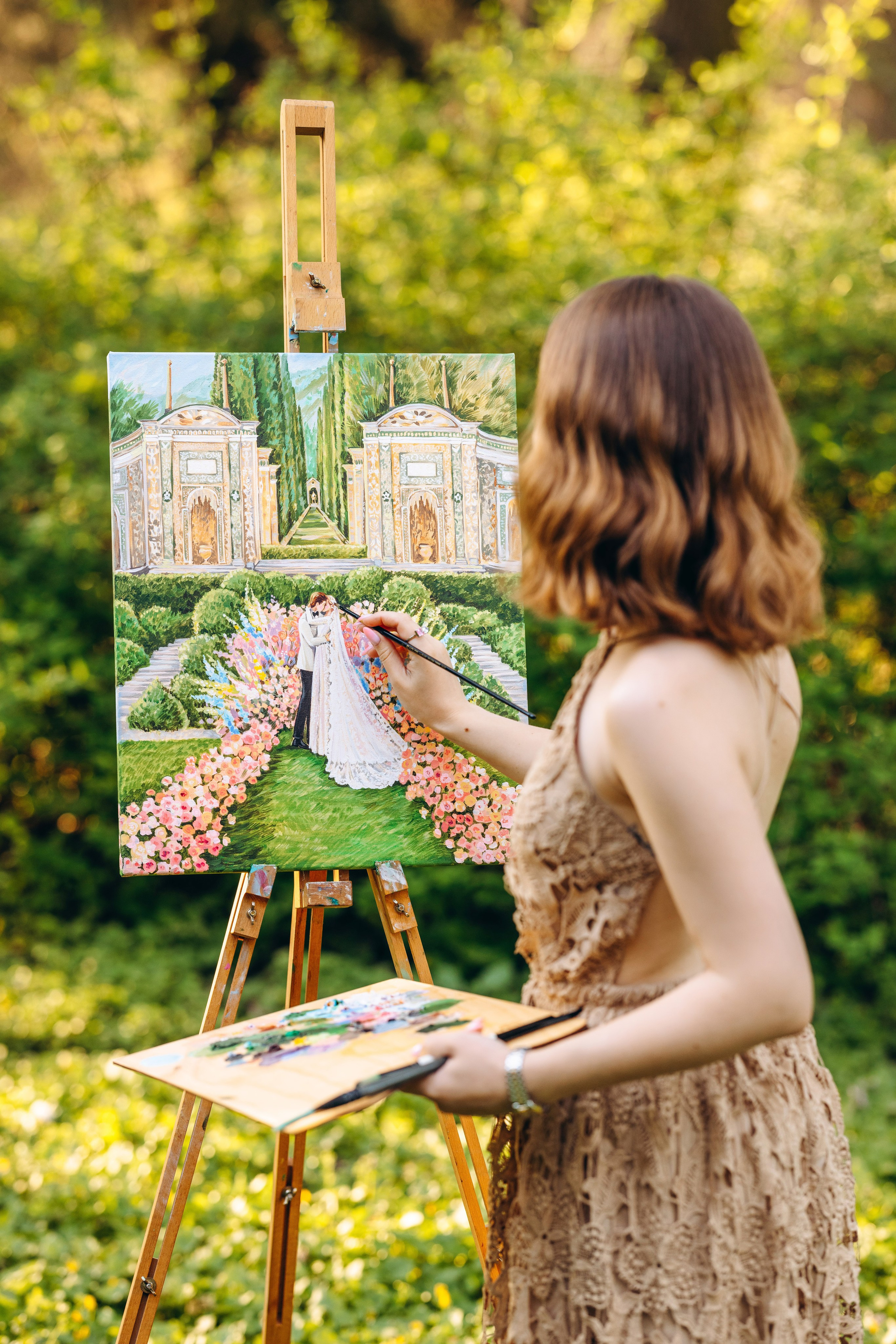 Ceremonial Painting. InnaIllustrator