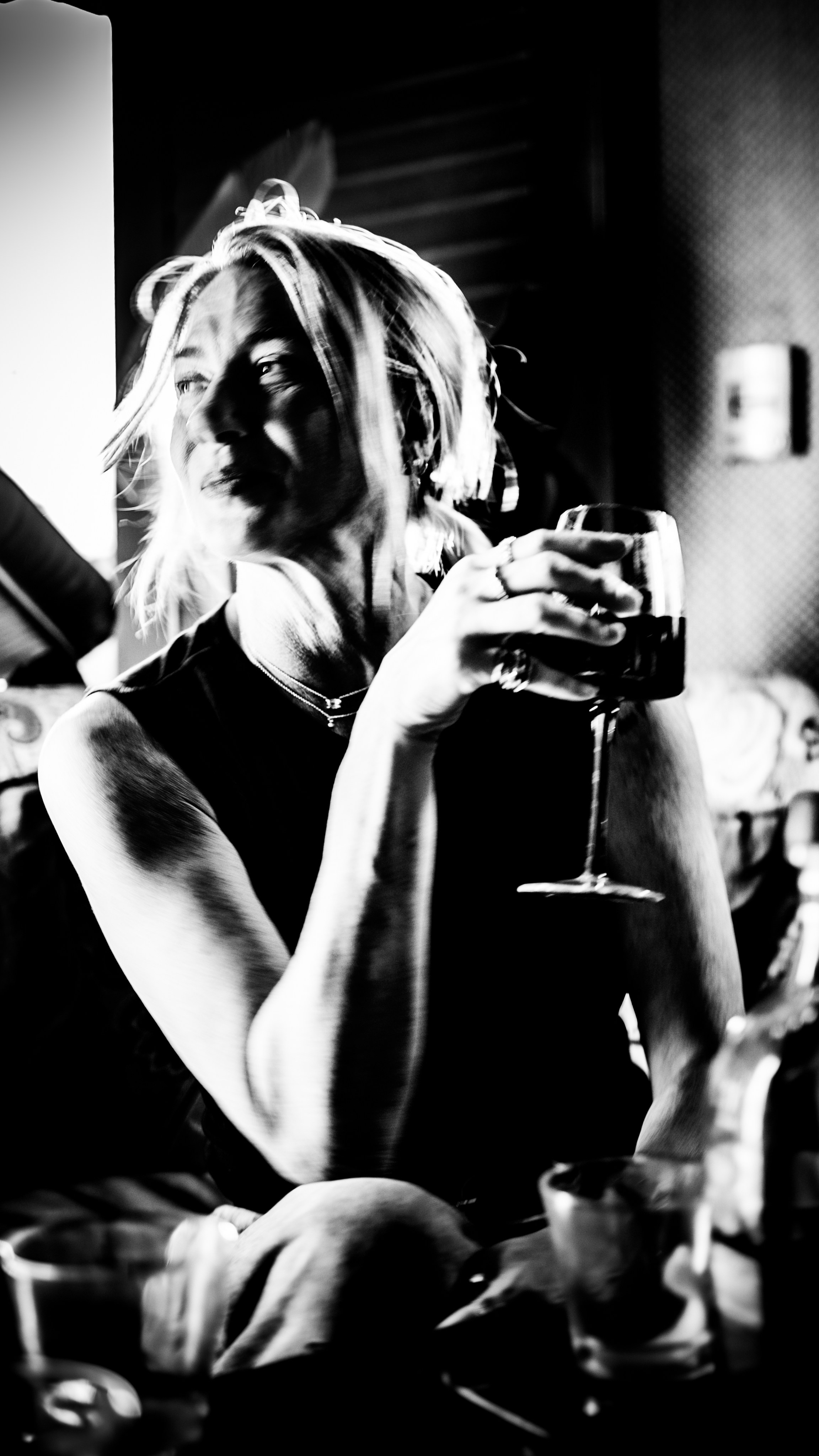 Burn Black and White Series. Out and About 239