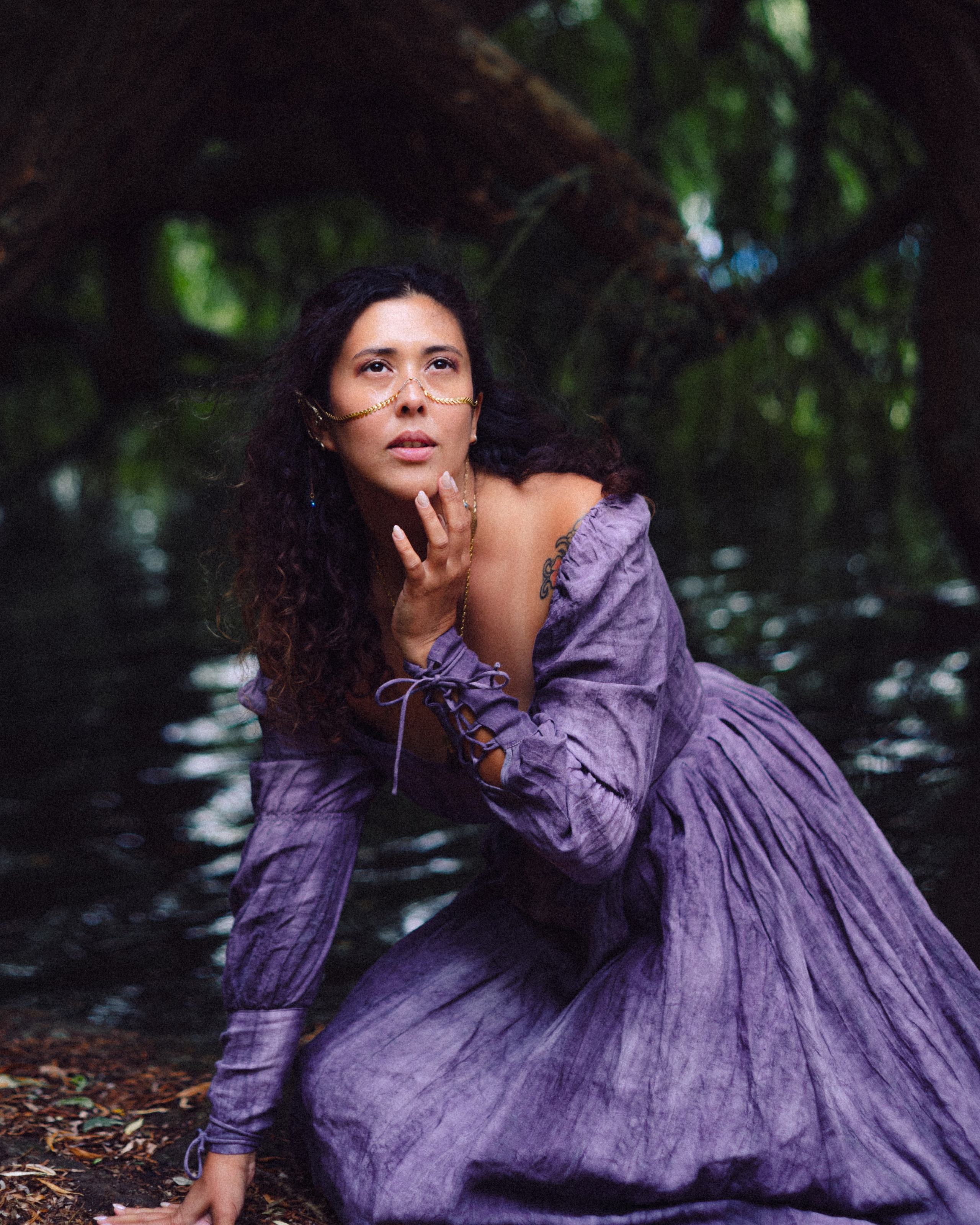 Fairy in Medieval Ruins Photoshoot. Moth & Moss Photography