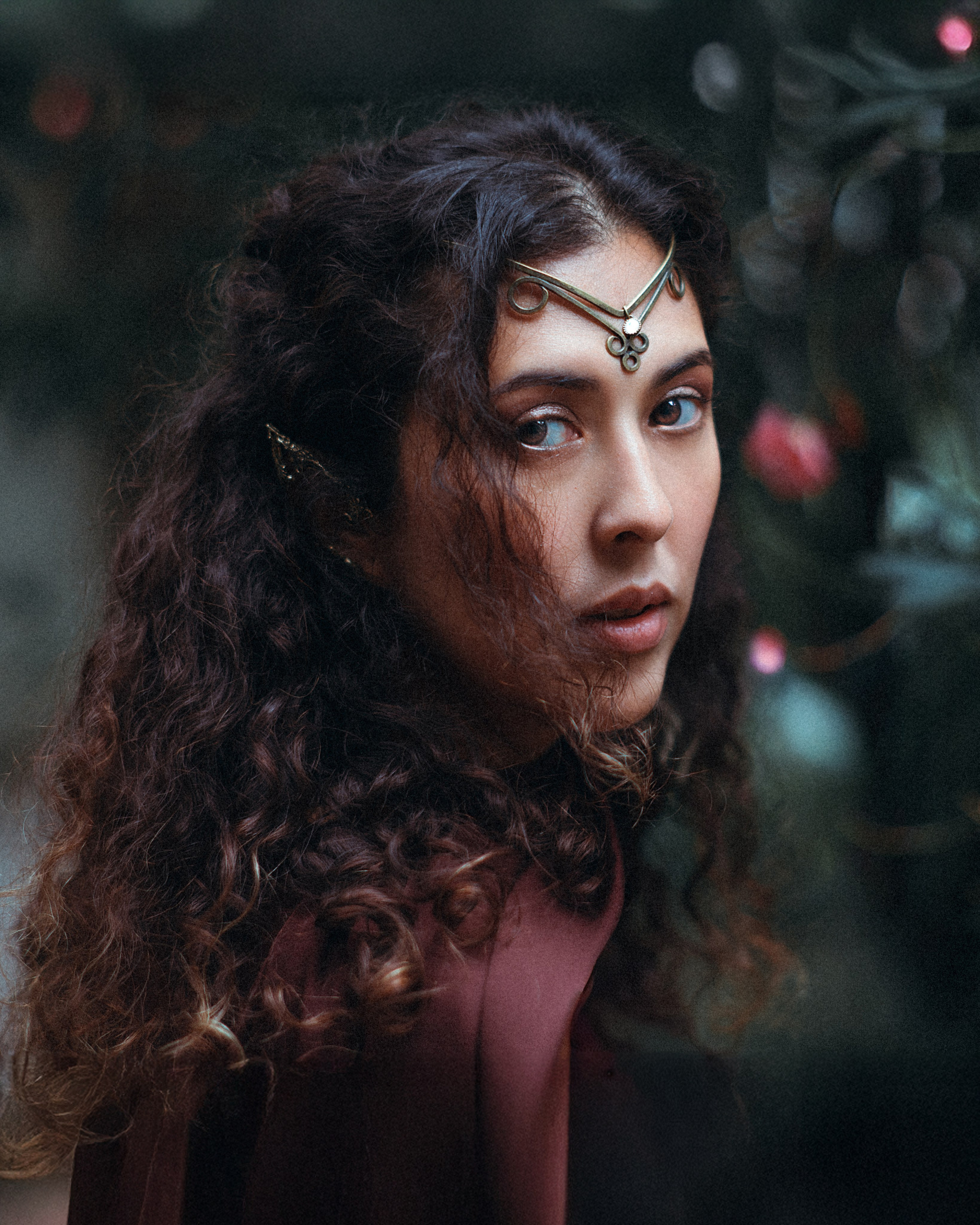 Fairy in Medieval Ruins Photoshoot. Moth & Moss Photography
