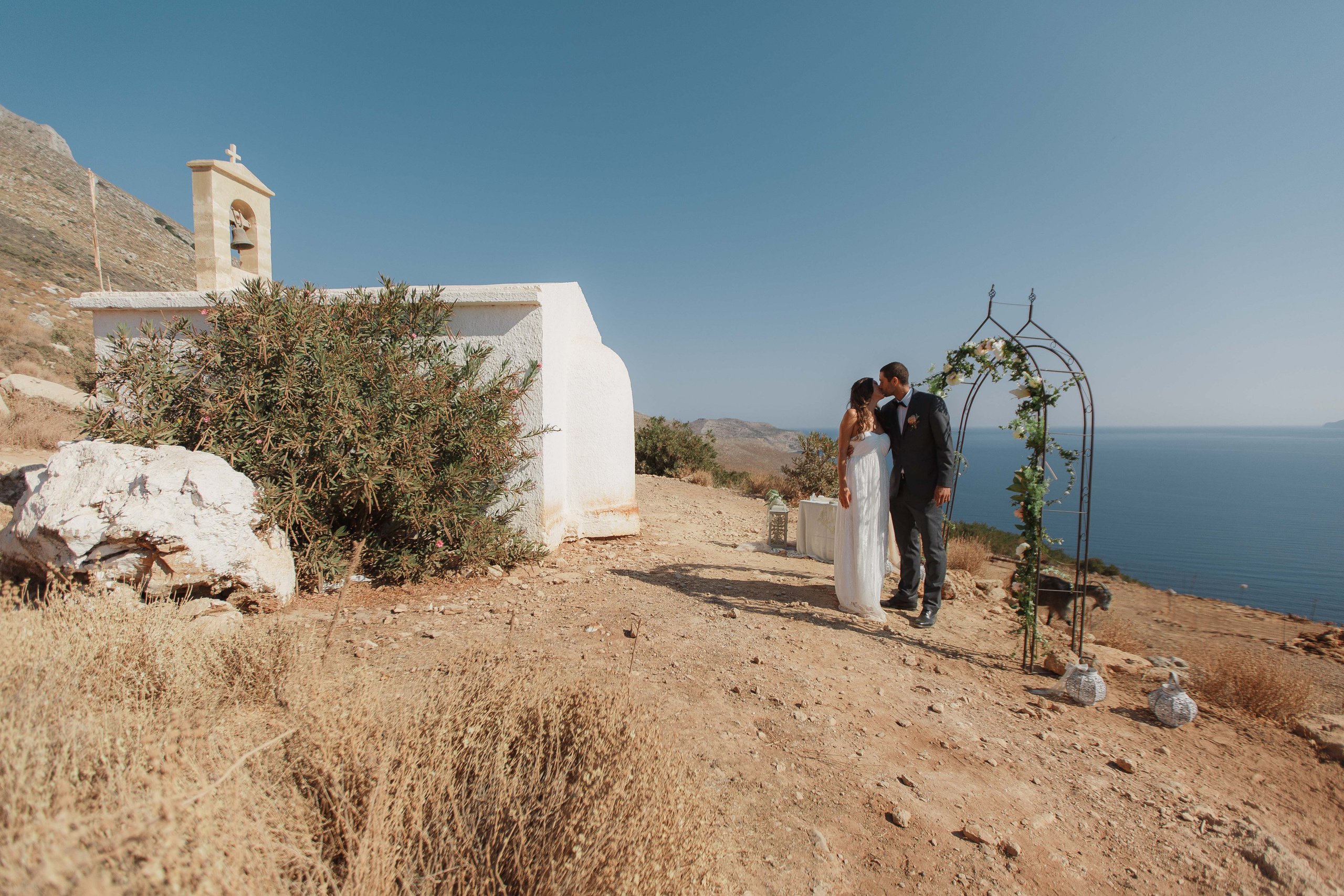 Marino & Steffi, Crete. Denny Savon — Photographer in Santorini | Weddings, Love Stories & Flying Dress