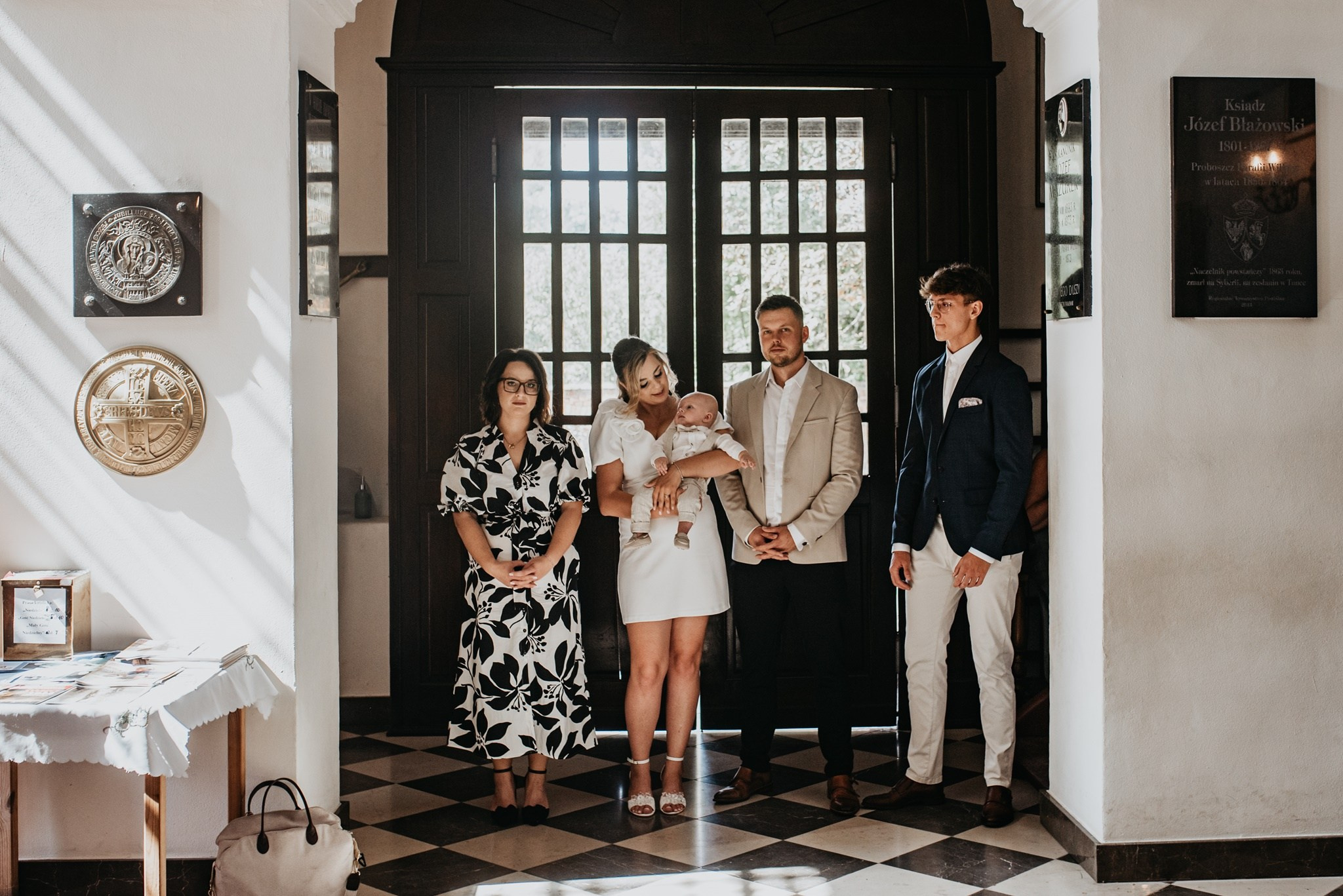 Chrzest Św. Jasia. Dominika Strachacka Fotografia | Fotograf ślubny i rodzinny Opole Lubelskie Lublin