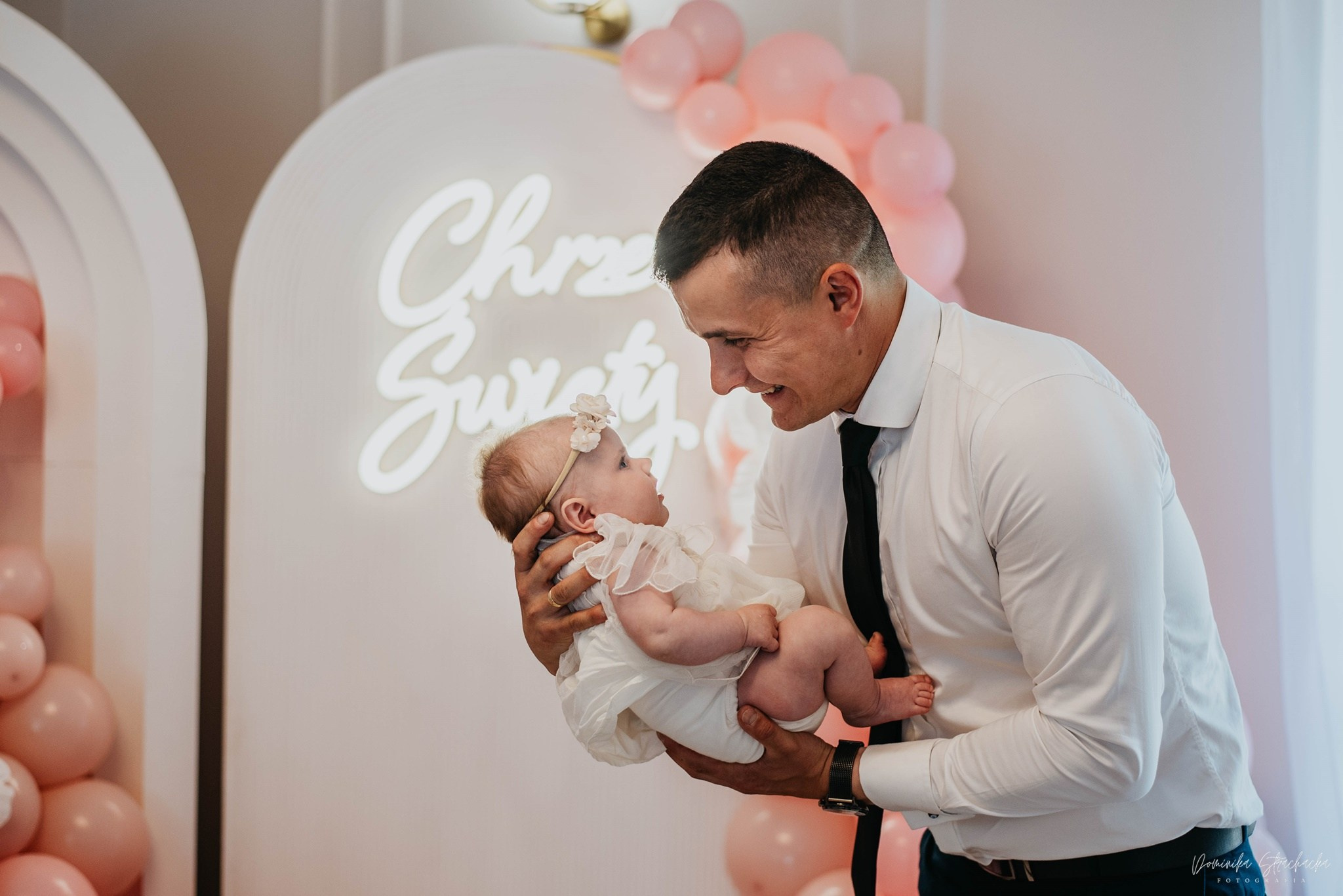 Chrzest Święty Alicji. Dominika Strachacka Fotografia | Fotograf ślubny i rodzinny Opole Lubelskie Lublin