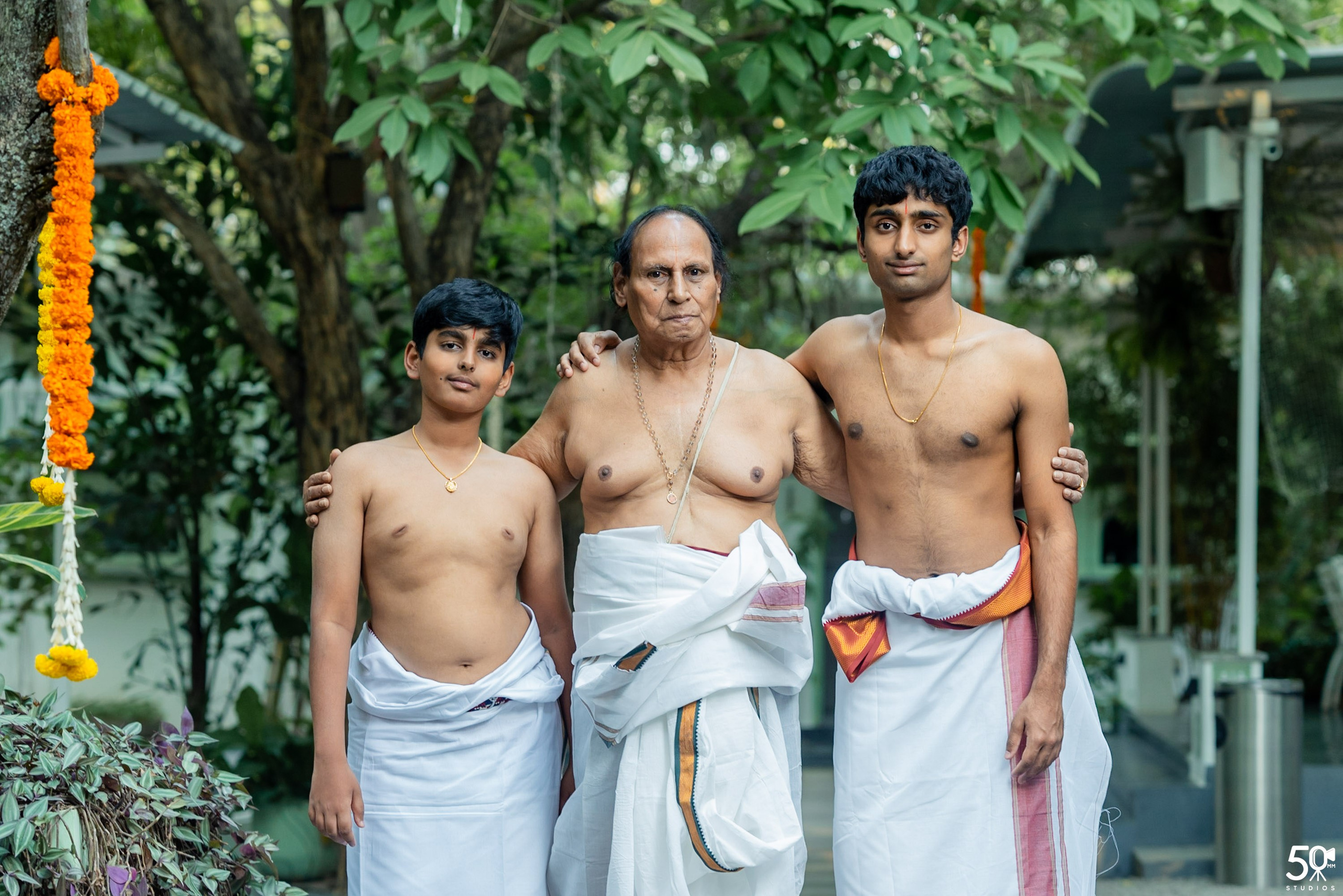 SANJAY AND SAKETH UPANAYANA. 50mm STUDIOS