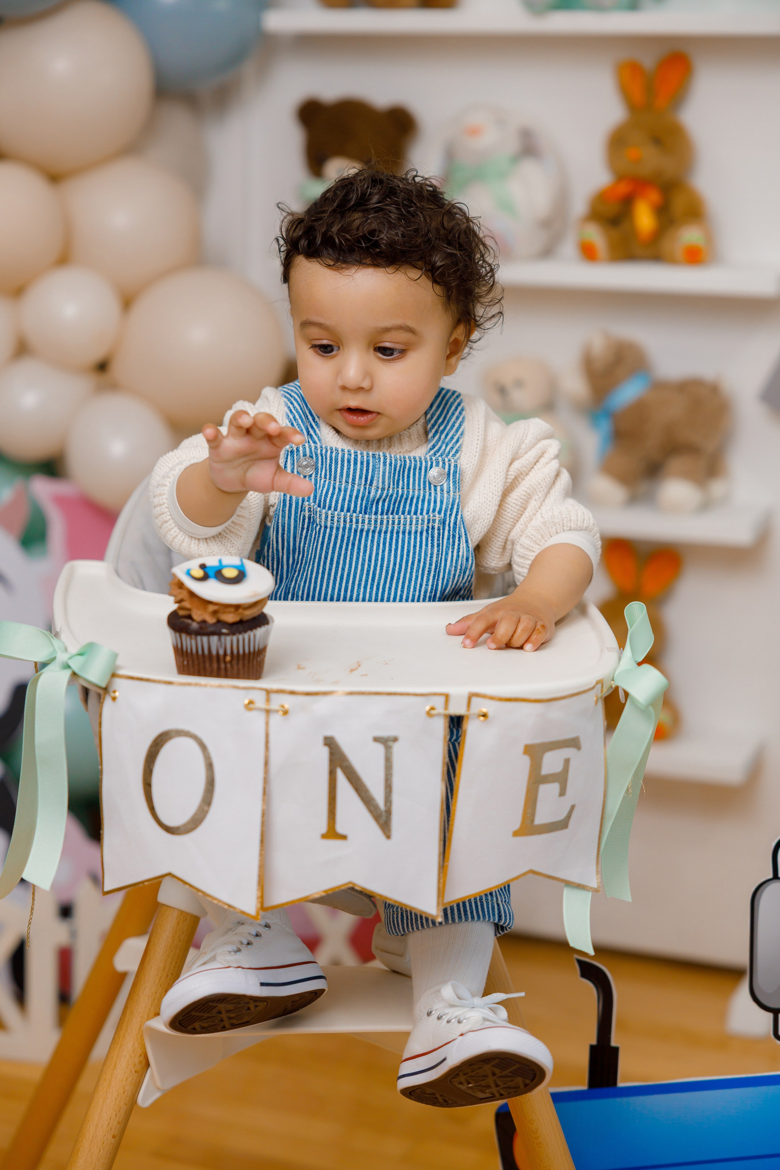 Fateh’s 1st birthday. Home