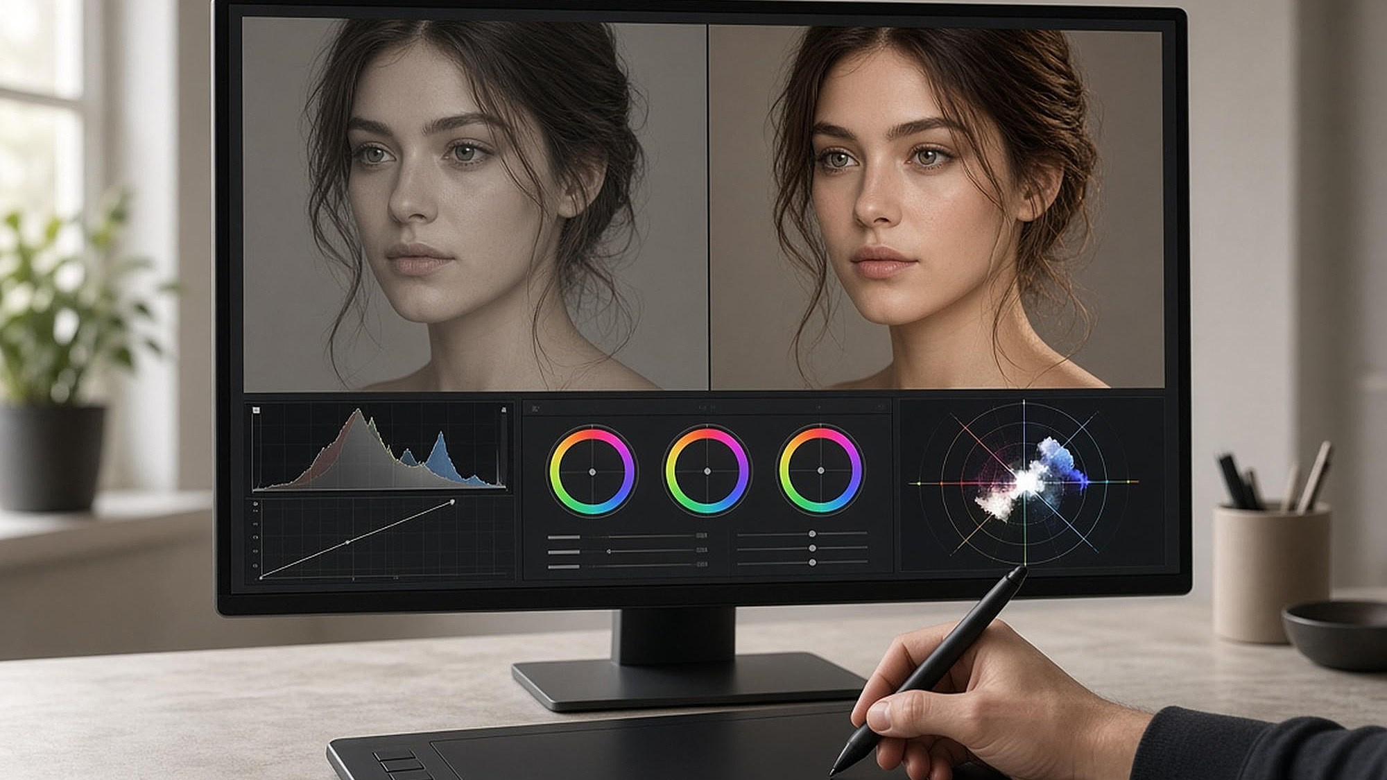 Color correction. Retoucher, color corrector, and photographer, I work remotely all over the world