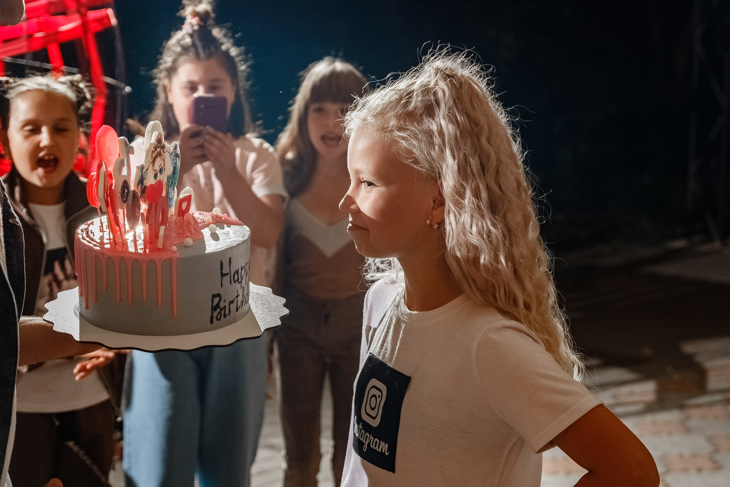 Night reportage shooting of the event with external light sources. Retoucher, color corrector, and photographer, I work remotely all over the world