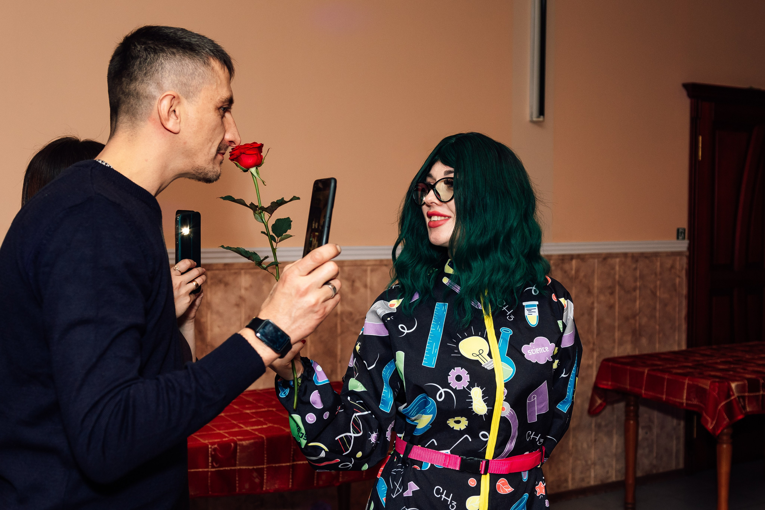 Reportage shooting of the event indoors. Retoucher, color corrector, and photographer, I work remotely all over the world
