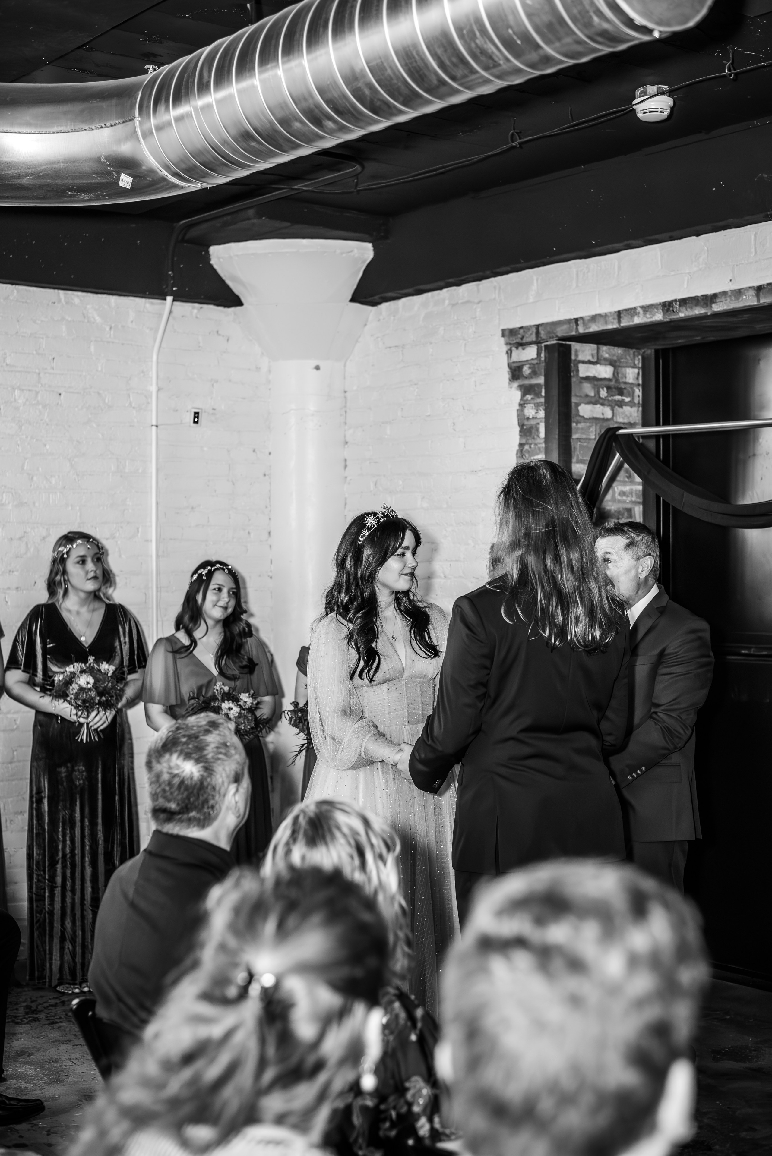 Bold & Dramatic Wedding at The Paper Mill on The Landing | Fort Wayne Wedding Photographer. Alexandria Danielle Photography | Fort Wayne & Indianapolis Wedding Photographer