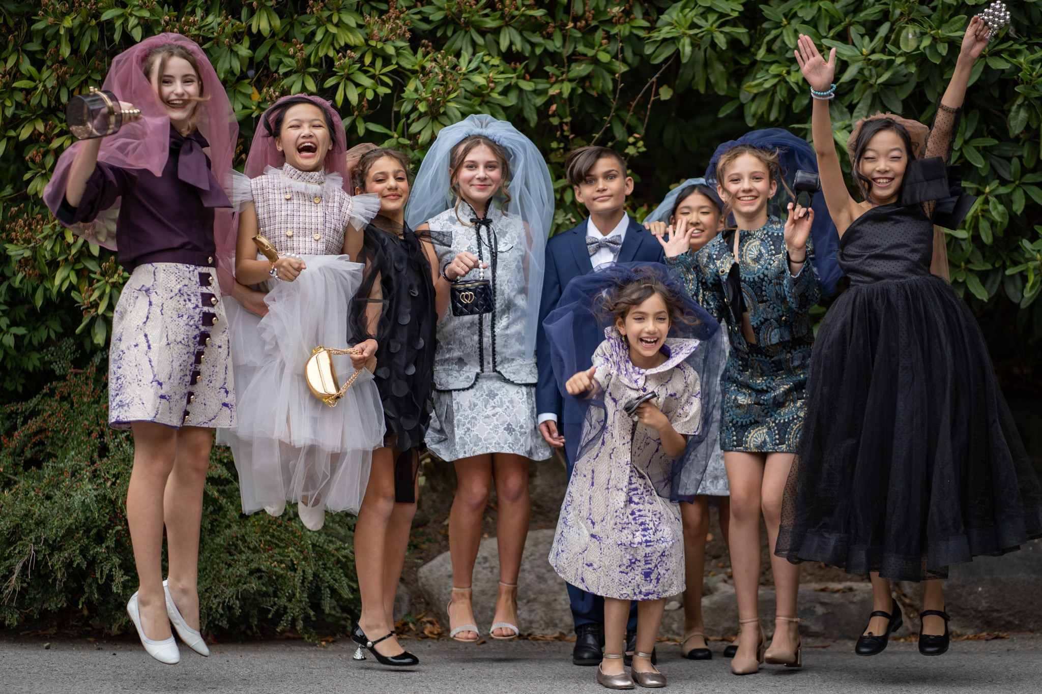 The blooms outdoor. Vancouver Kids Photographer