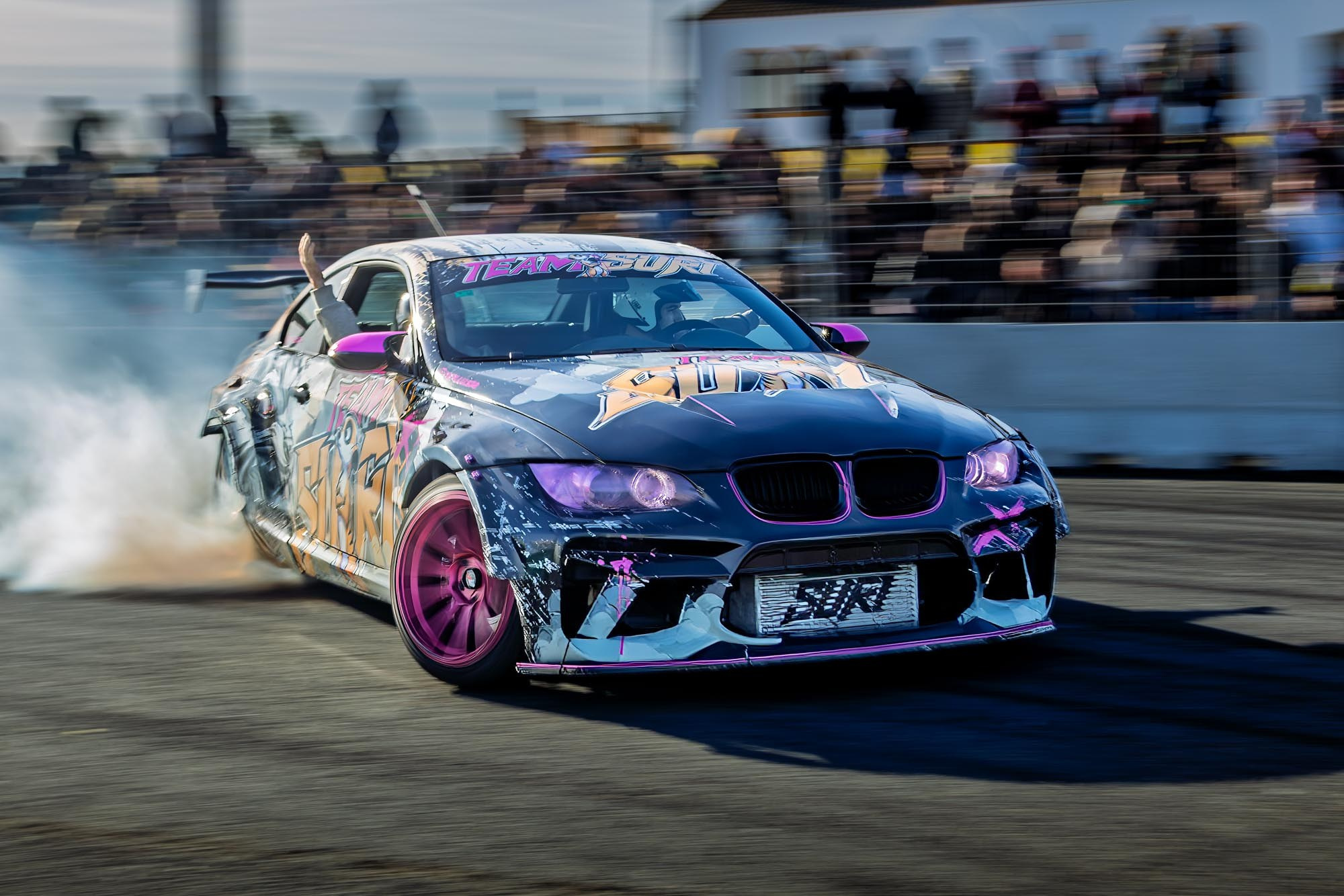 Drift. Deporte de captura de motor